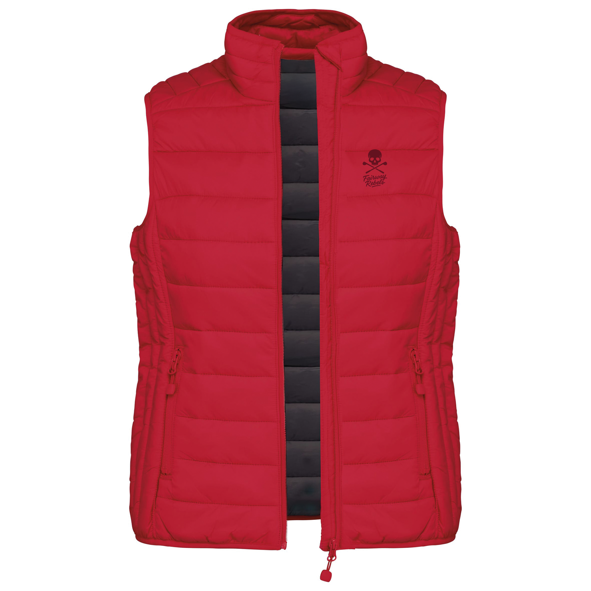 Doudoune Femme Sans Manche Rouge Fairway Rebels - Fairway Rebels golf