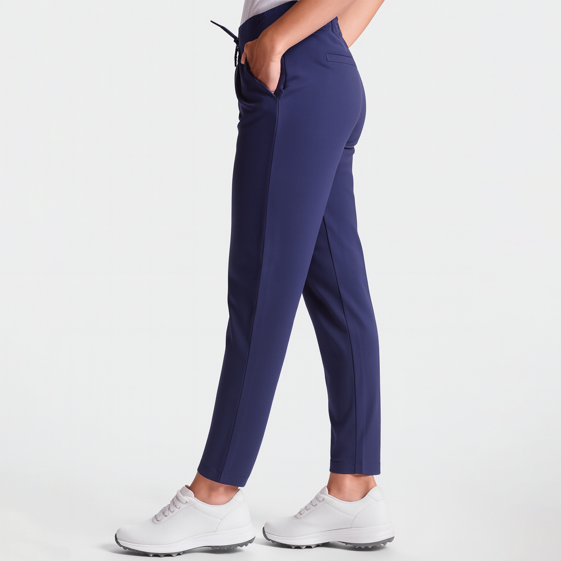 Pantalon Golf Femme Bleu Marine