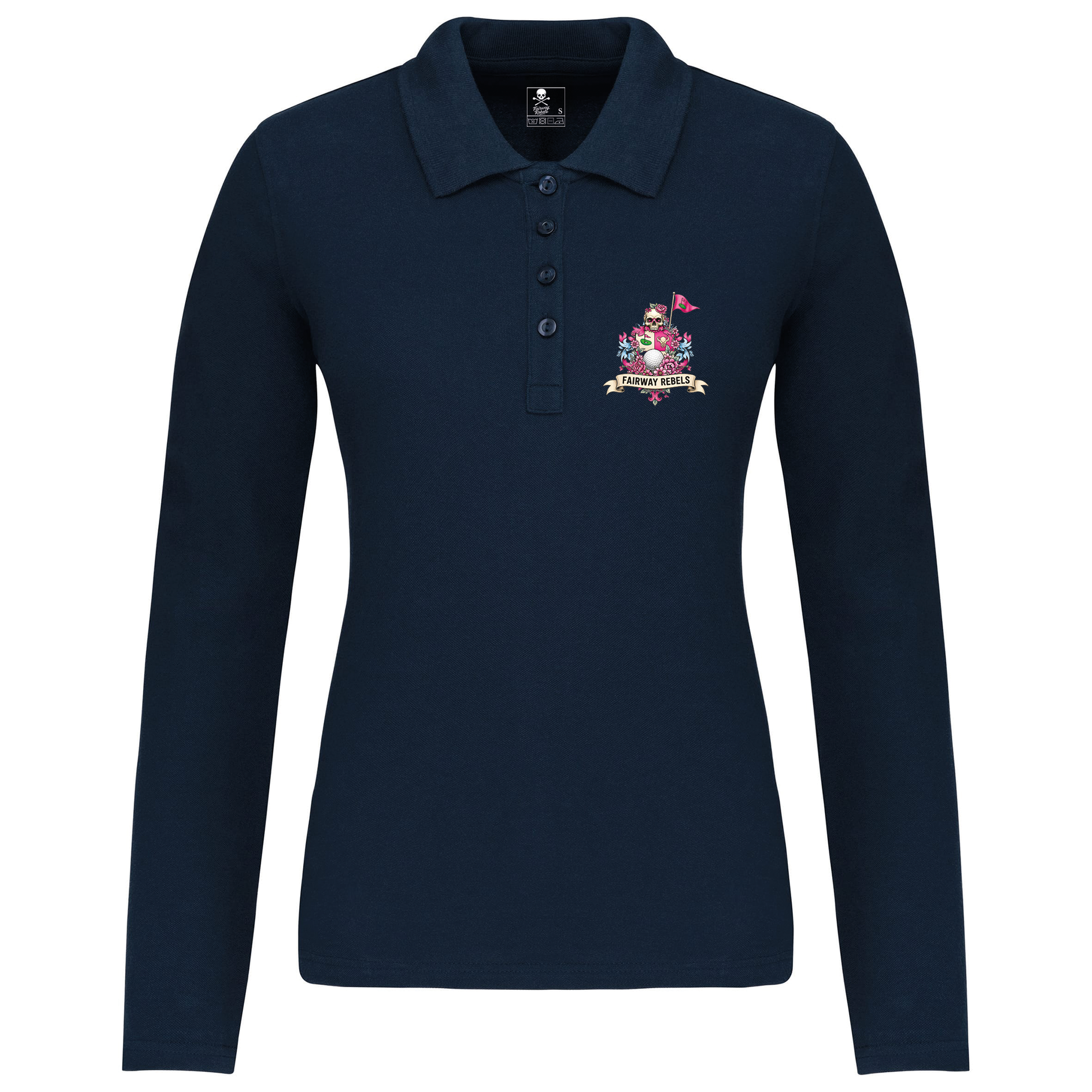 Polo de golf femme Queen manches longues