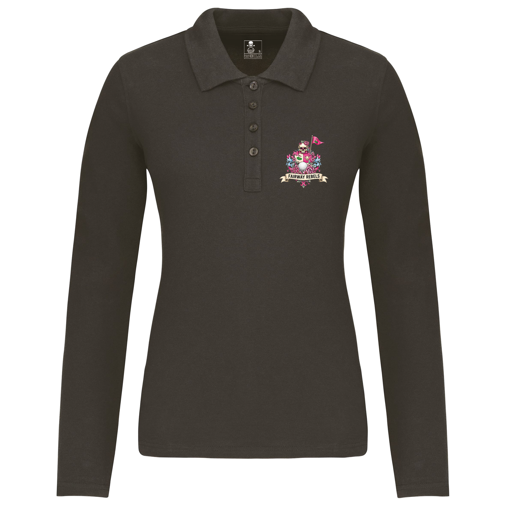 Polo de golf femme Queen manches longues