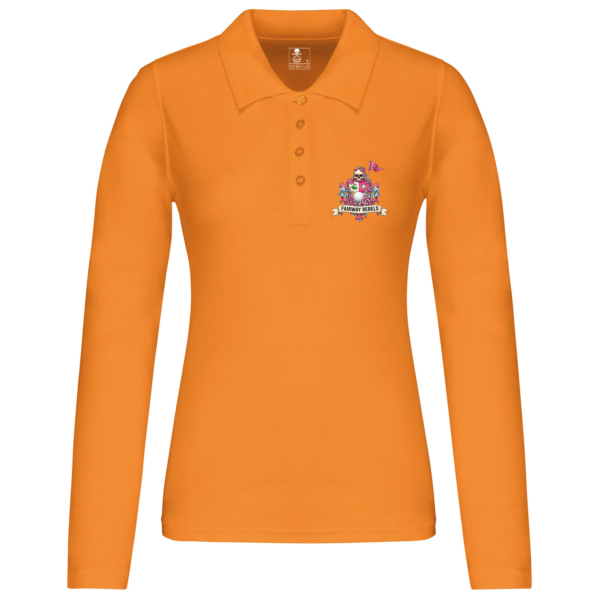 Polo de golf femme Queen manches longues - Fairway Rebels golf -Polo femme Longues Manches -42.00 EUR Polo femme Longues Manches