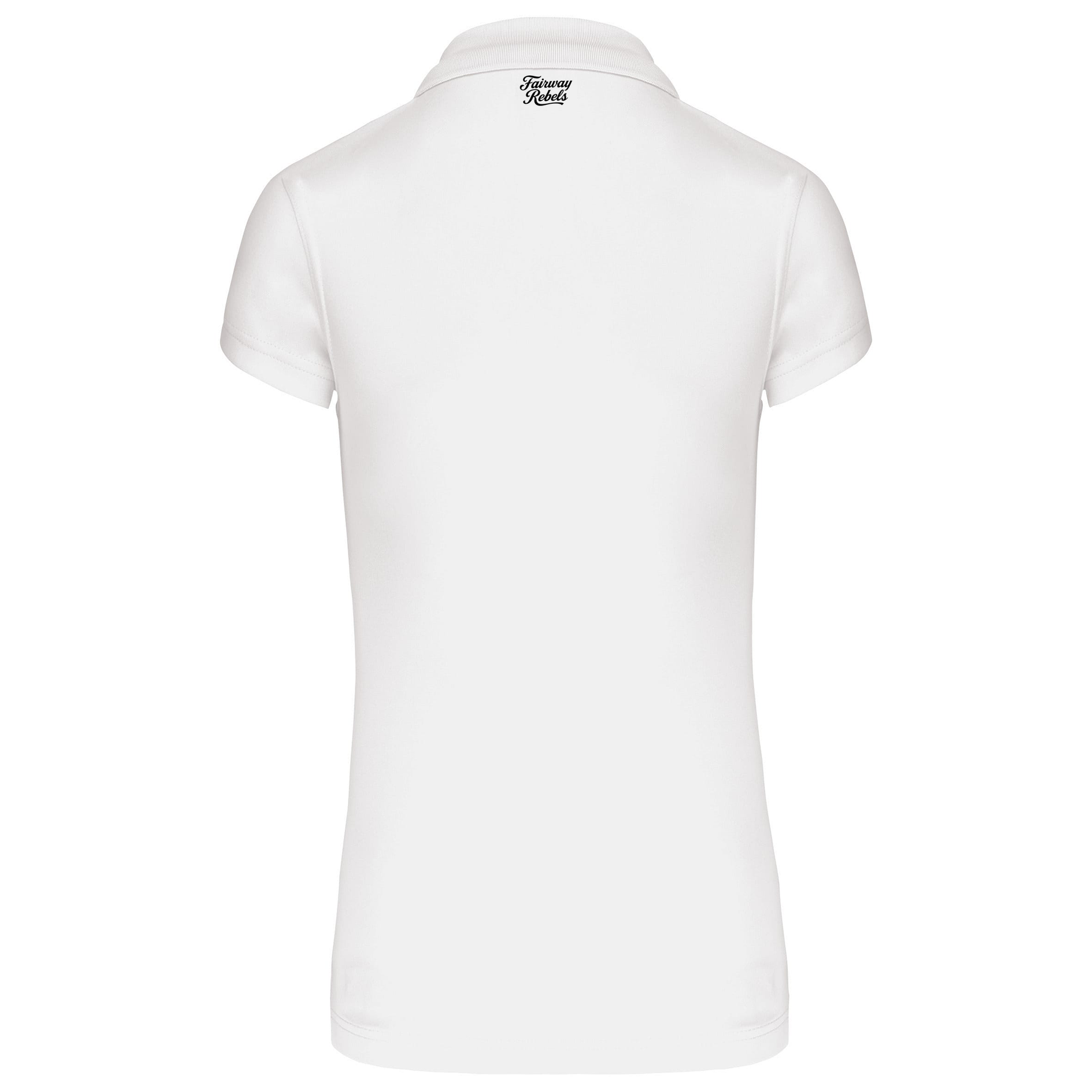 Polo de golf Femme Technique Two Blanc - Fairway Rebels golf -polo golf technique femme -49.00 EUR