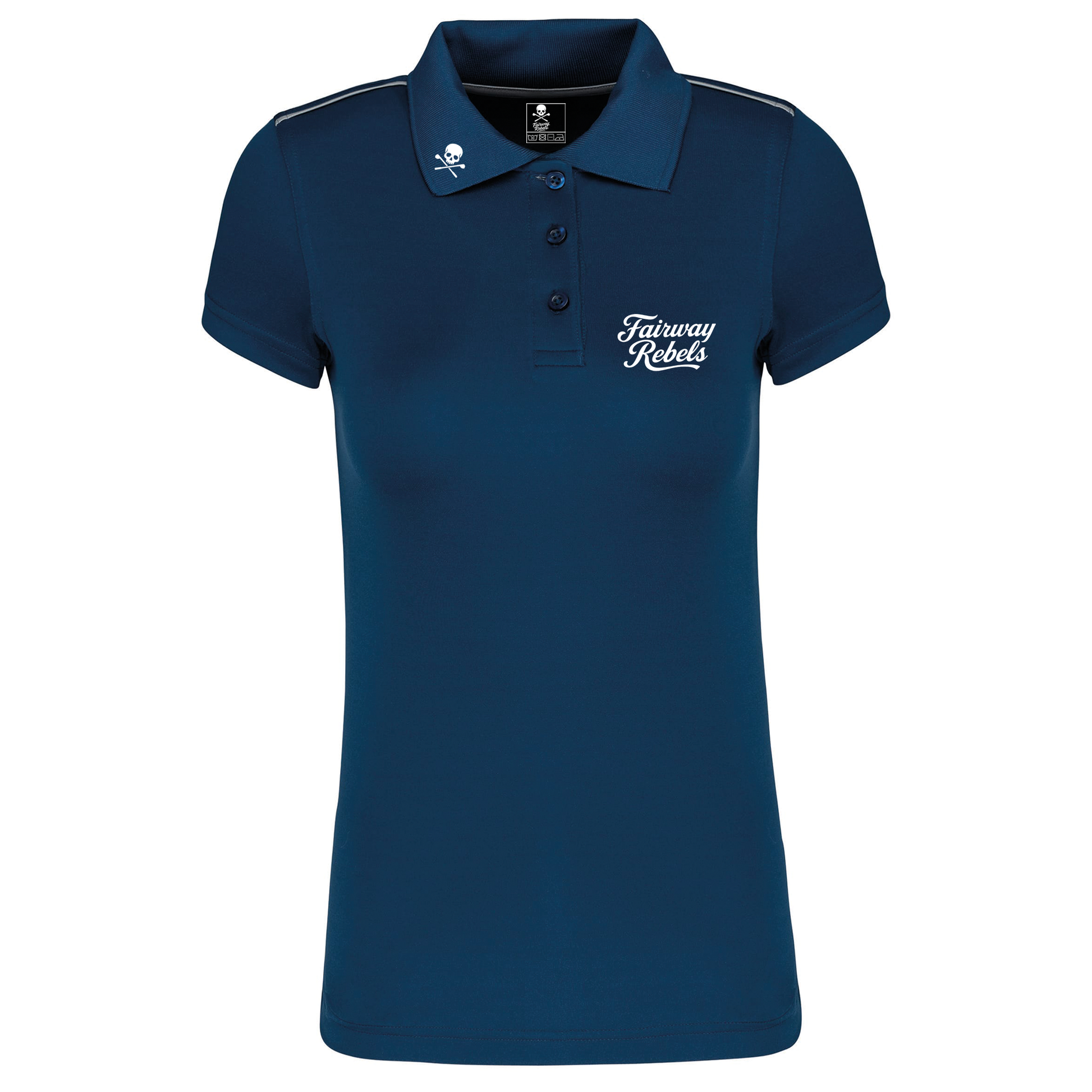Polo de golf Femme Technique Two Bleu Marine - Fairway Rebels golf -polo golf technique femme -49.00 EUR