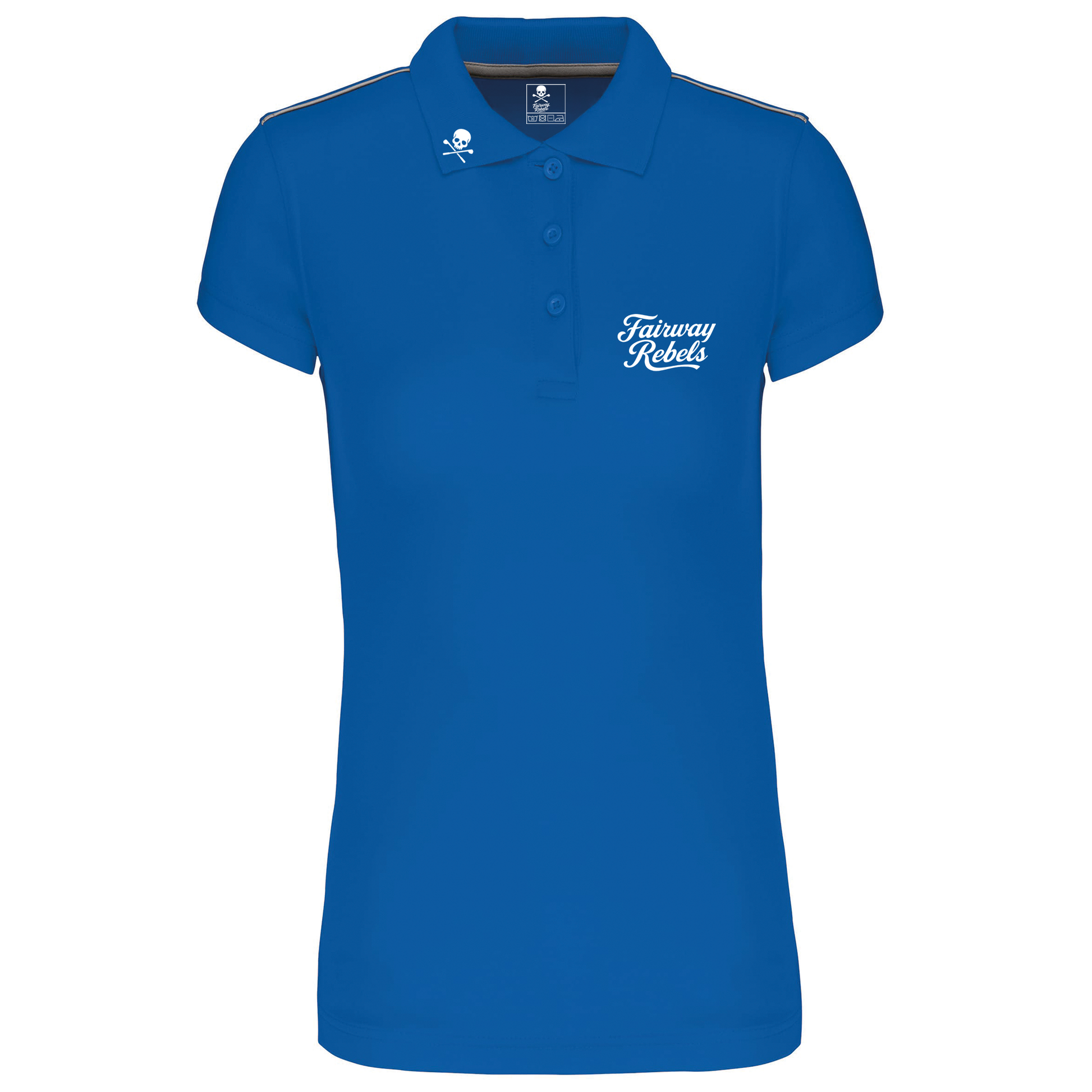 Polo de golf Femme Technique Two Bleu - Fairway Rebels golf -polo golf technique femme -49.00 EUR
