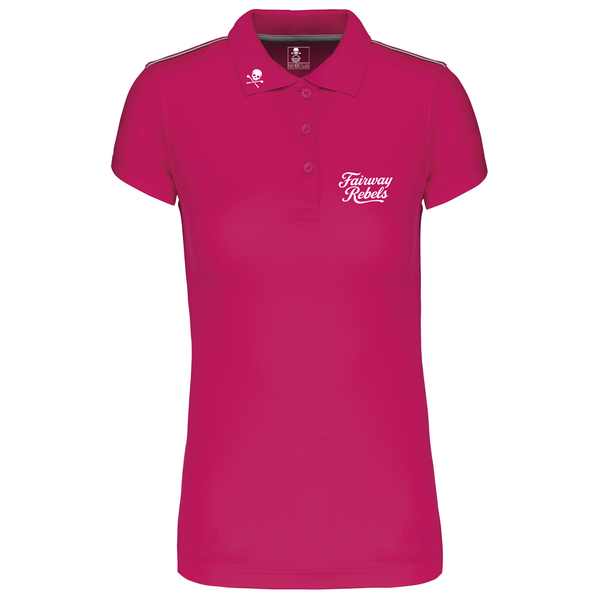 Polo de golf Femme Technique Two Fushia - Fairway Rebels golf -polo golf technique femme -49.00 EUR