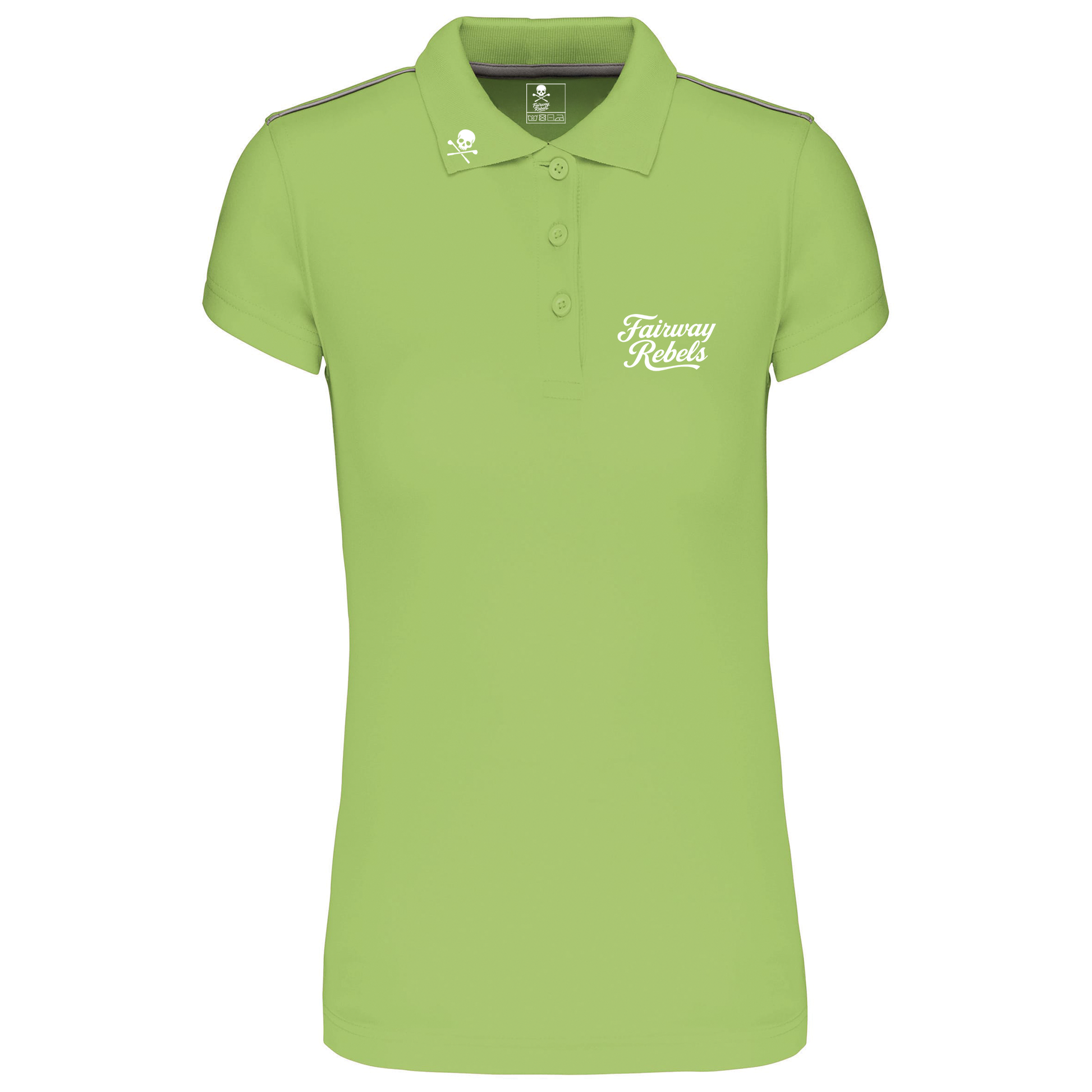 Polo de golf Femme Technique Two Vert - Fairway Rebels golf -polo golf technique femme -49.00 EUR