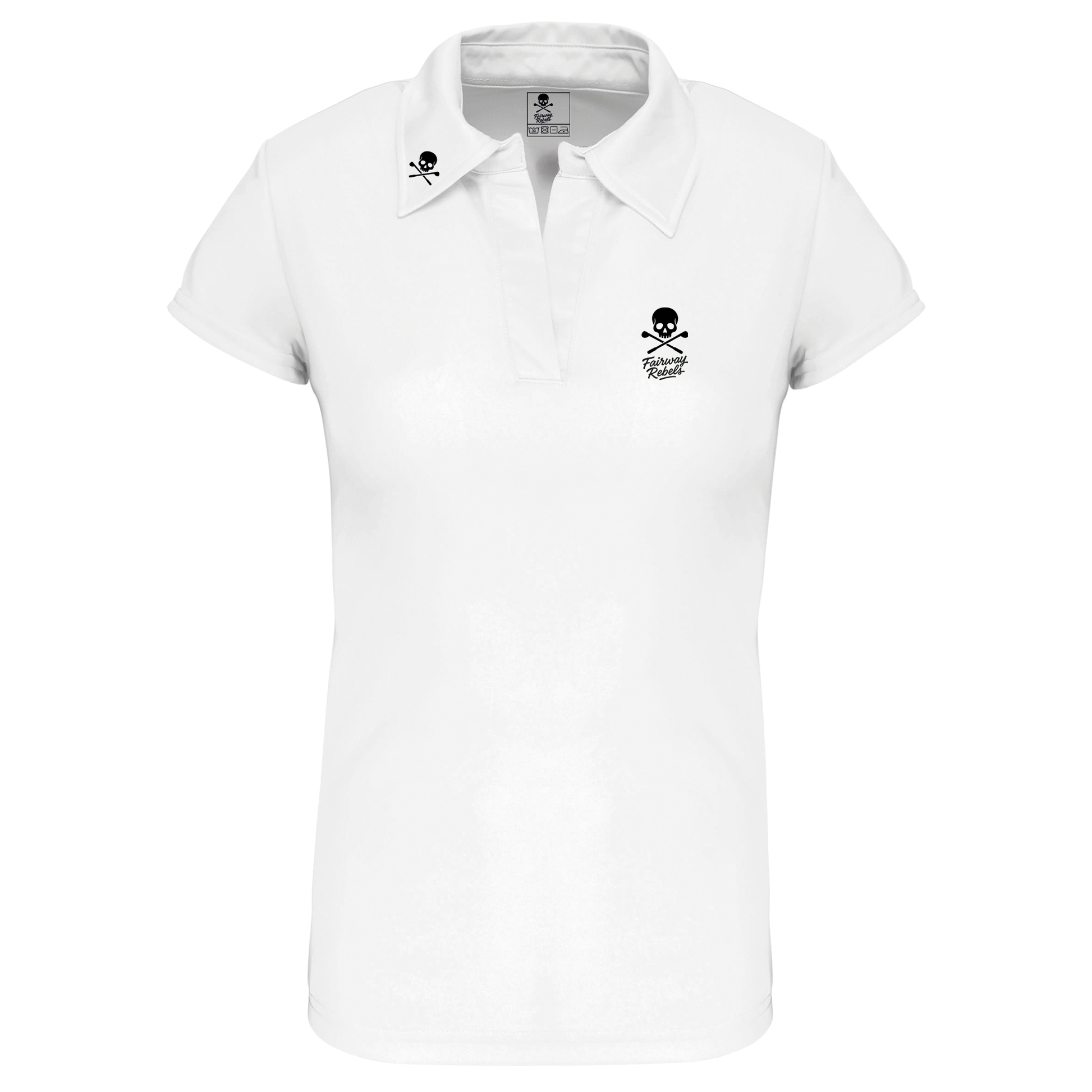 Polo de golf Femme Technique One Blanc - Fairway Rebels golf -polo golf technique femme -42.00 EUR