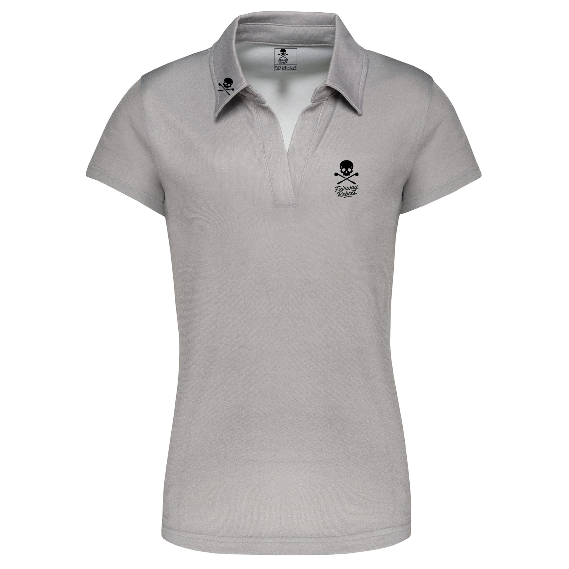 Polo de golf Femme Technique One Gris Moyen - Fairway Rebels golf -polo golf technique femme -42.00 EUR