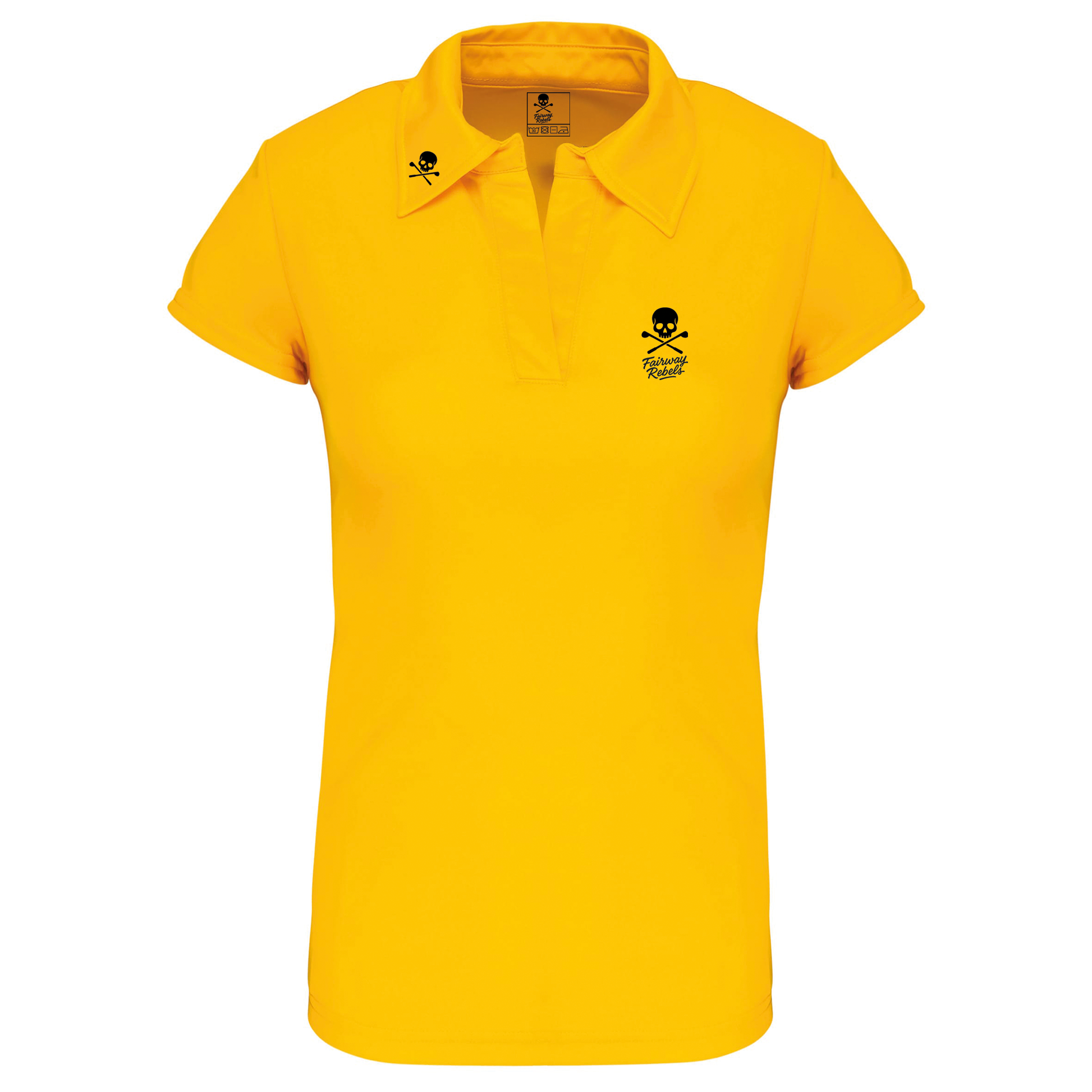 Polo de golf Femme Technique One Jaune - Fairway Rebels golf -polo golf technique femme -42.00 EUR