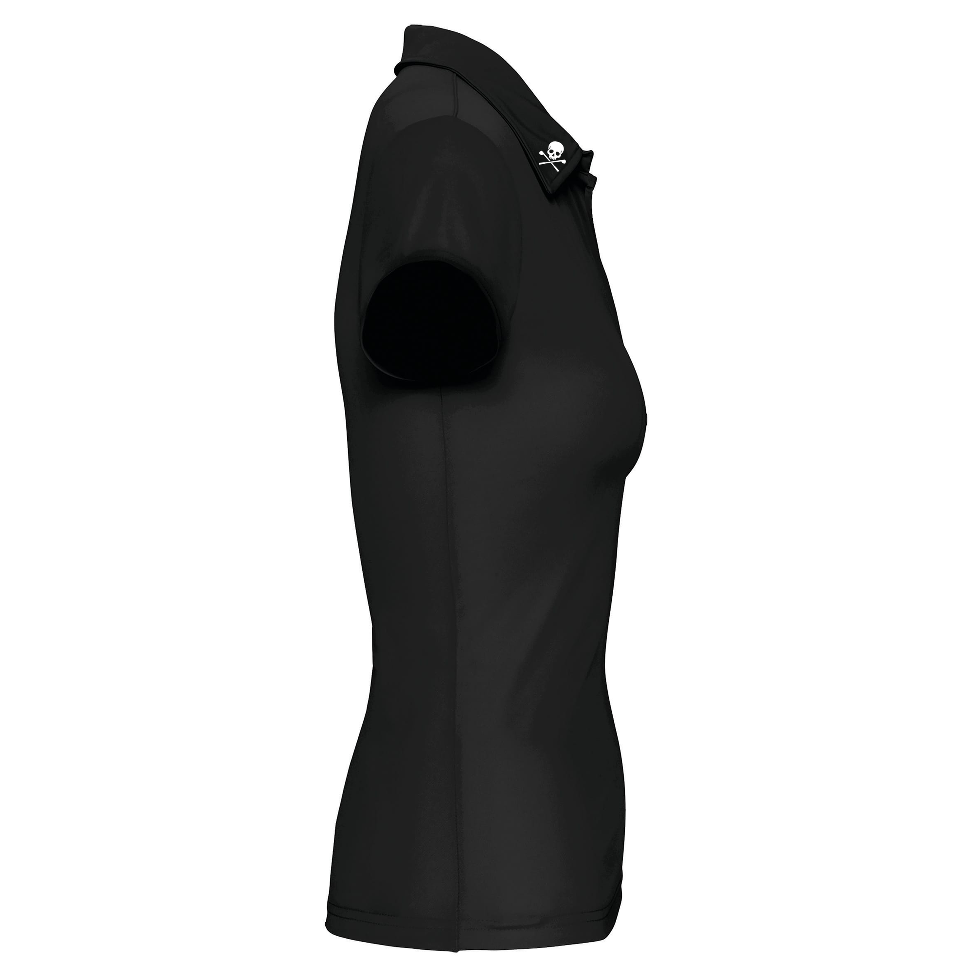 Polo de golf Femme Technique One Noir - Fairway Rebels golf -polo golf technique femme -42.00 EUR