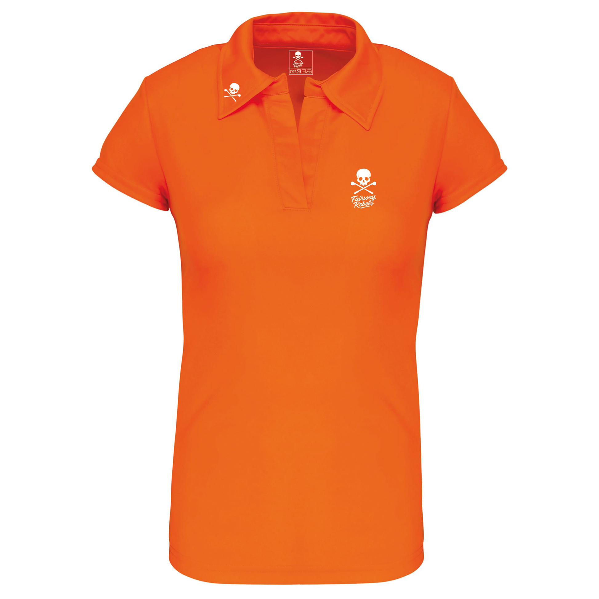 Polo de golf Femme Technique One Orange - Fairway Rebels golf -polo golf technique femme -42.00 EUR