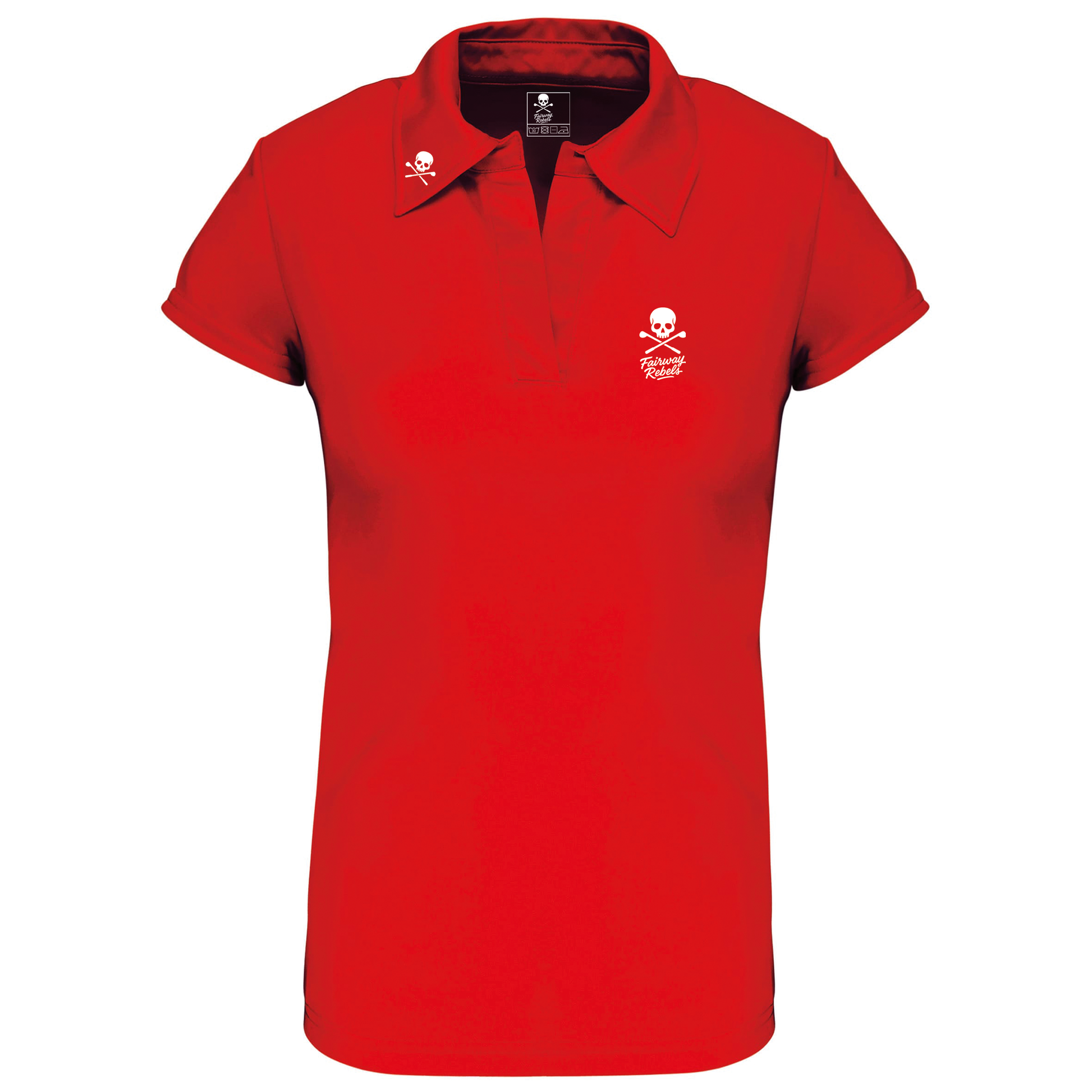 Polo de golf Femme Technique One Rouge - Fairway Rebels golf -polo golf technique femme -42.00 EUR