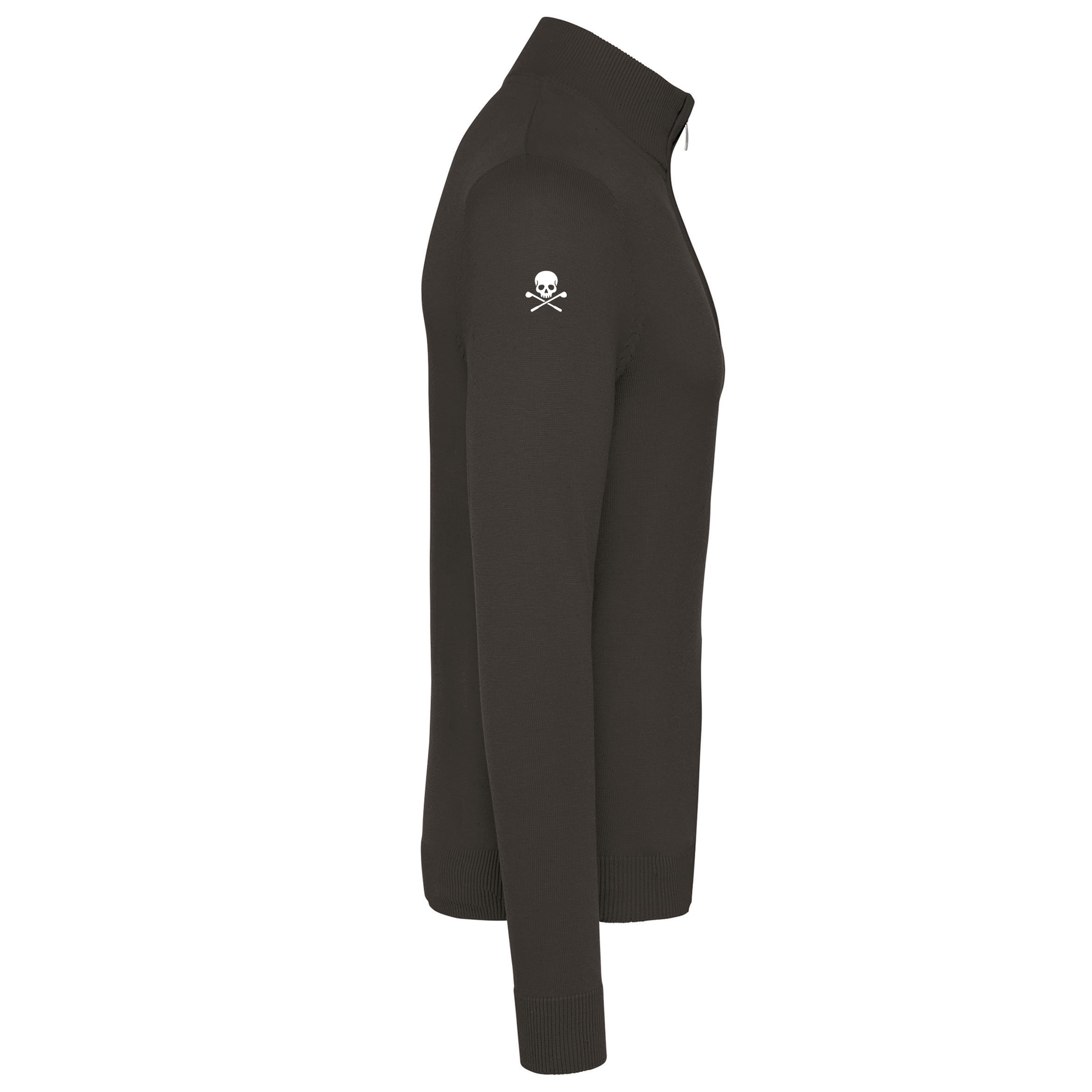 Pull 1/4 Zip Homme Gris Foncé- Fairway-Rebels - Fairway Rebels golf