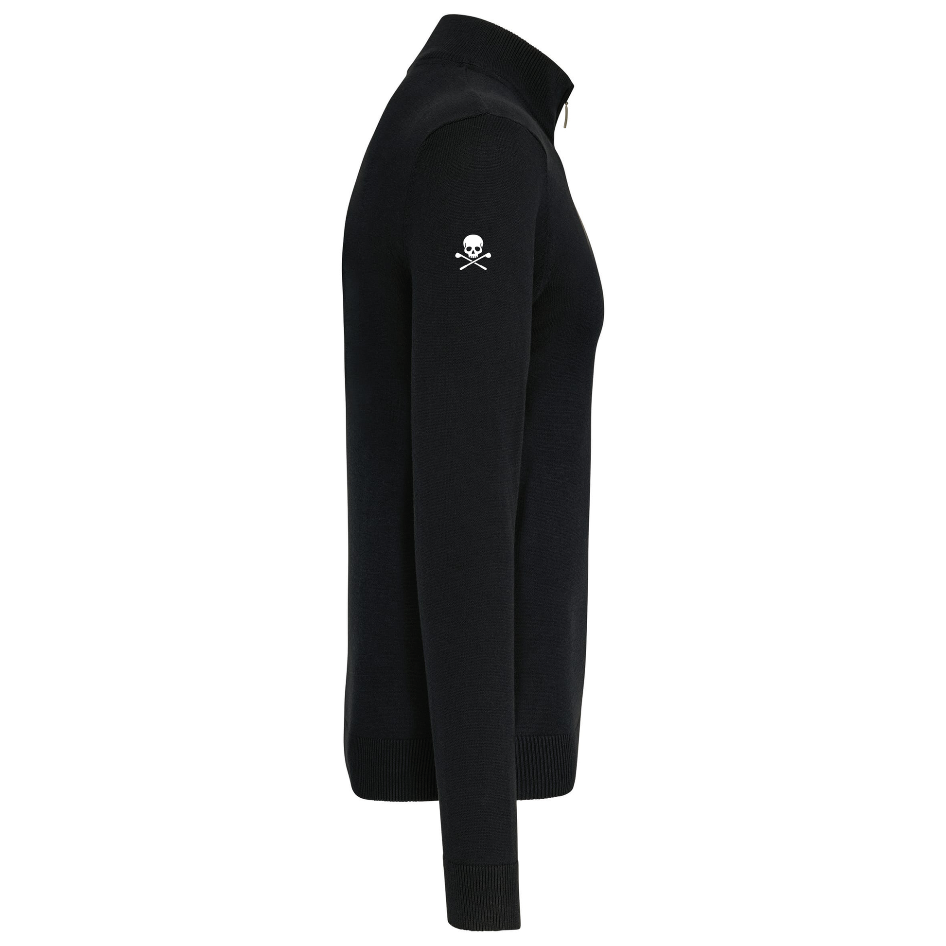 Pull 1/4 Zip Homme Noir Fairway-Rebels - Fairway Rebels golf