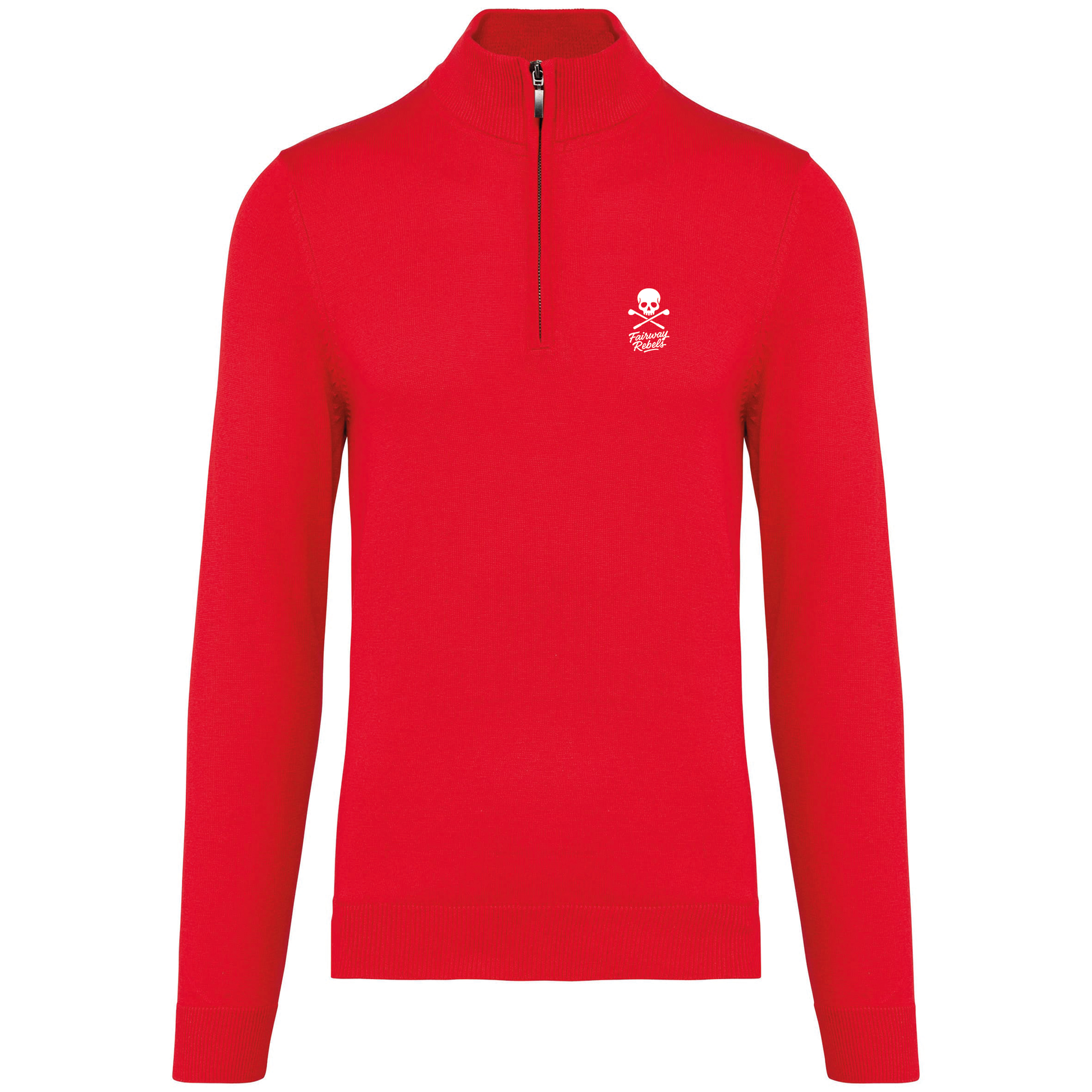 Pull 1/4 Zip Homme Rouge - Fairway-Rebels - Fairway Rebels golf
