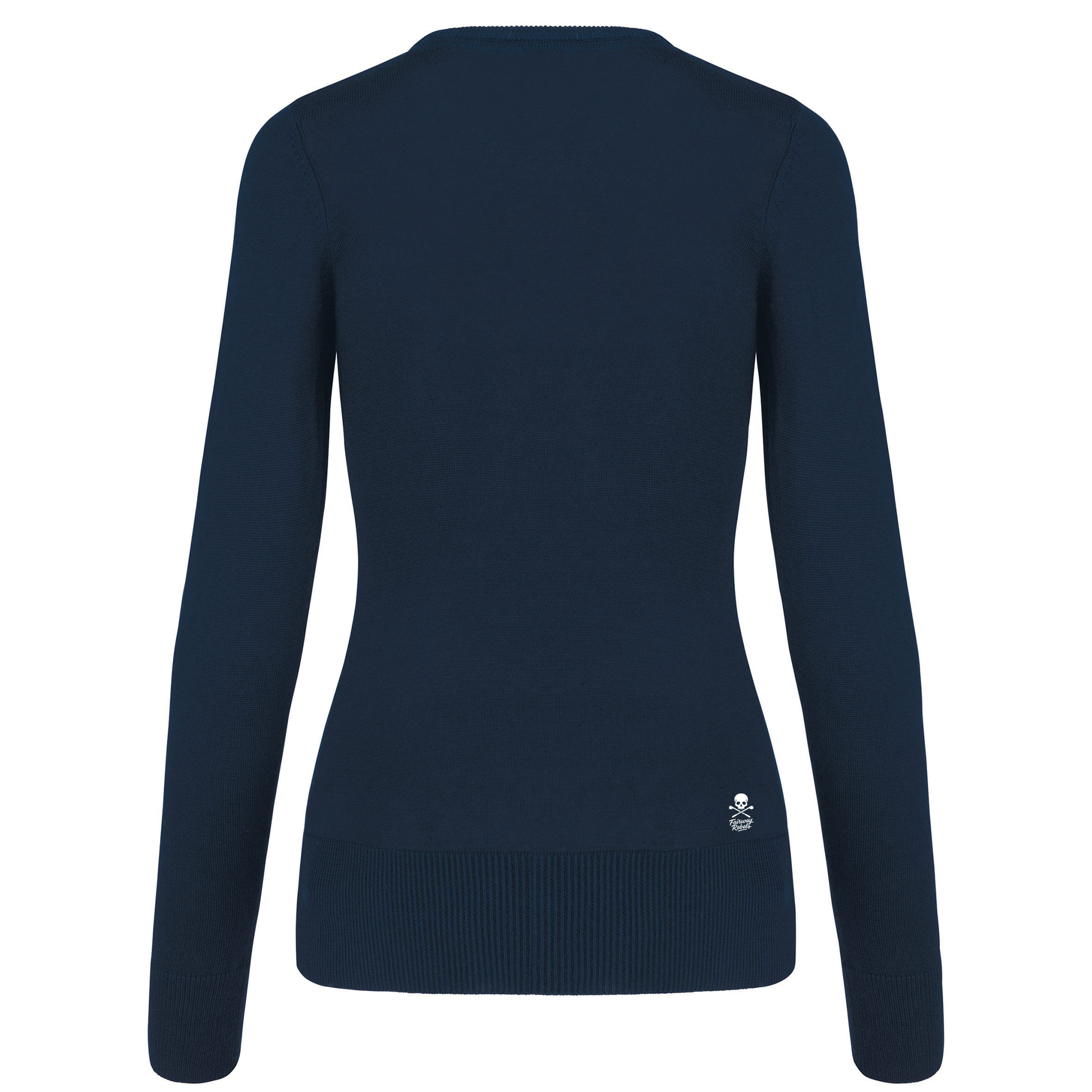 Pull Femme Col V Bleu Marine - Fairway Rebels - Fairway Rebels golf