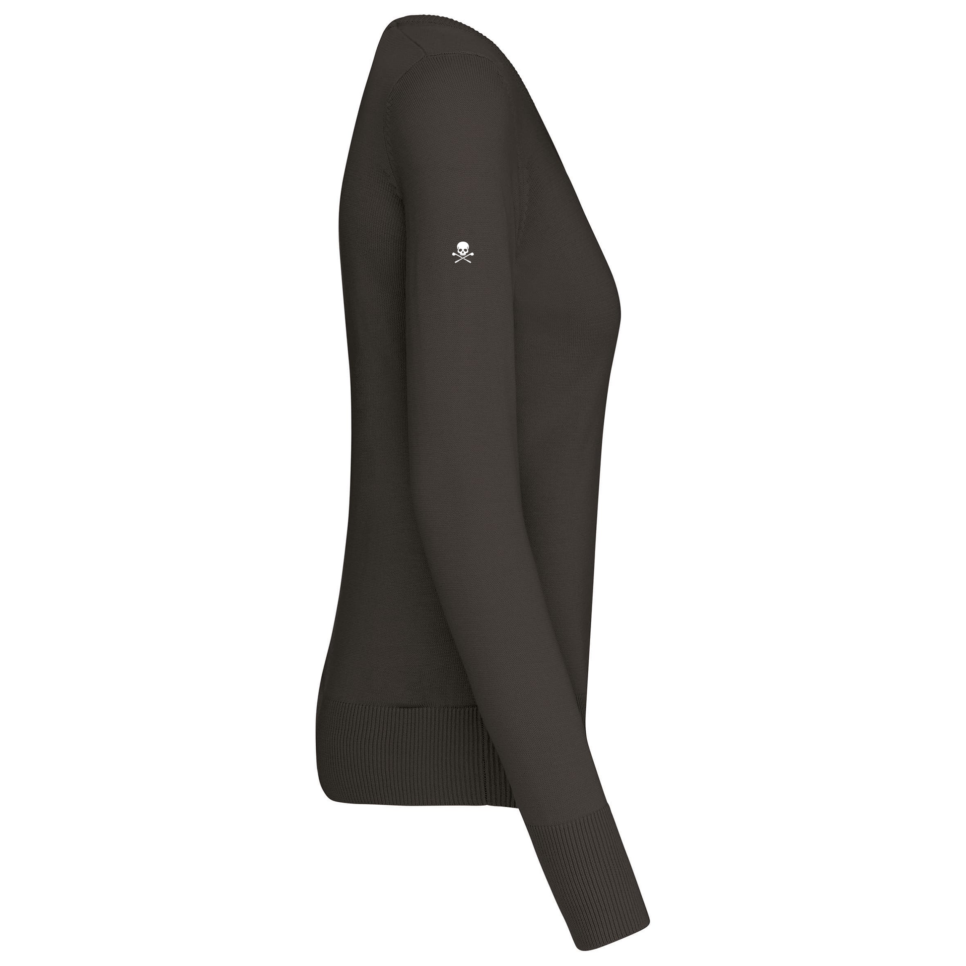 Pull Femme Col V Gris Foncé - Fairway Rebels - Fairway Rebels golf