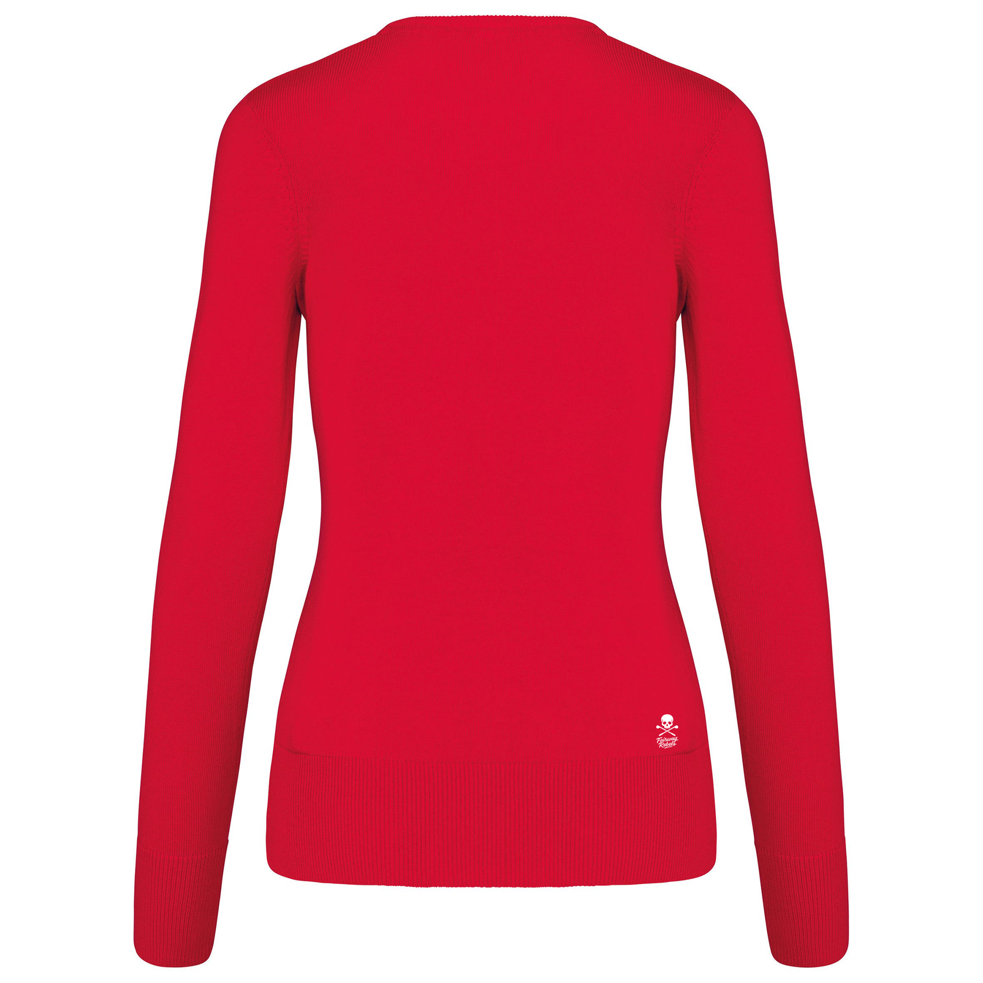 Pull Femme Col V Rouge - Fairway Rebels - Fairway Rebels golf