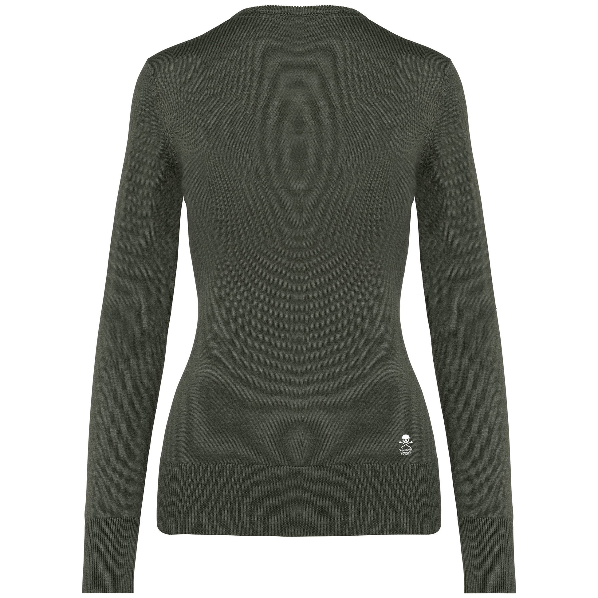 Pull Femme Col V Vert - Fairway Rebels - Fairway Rebels golf