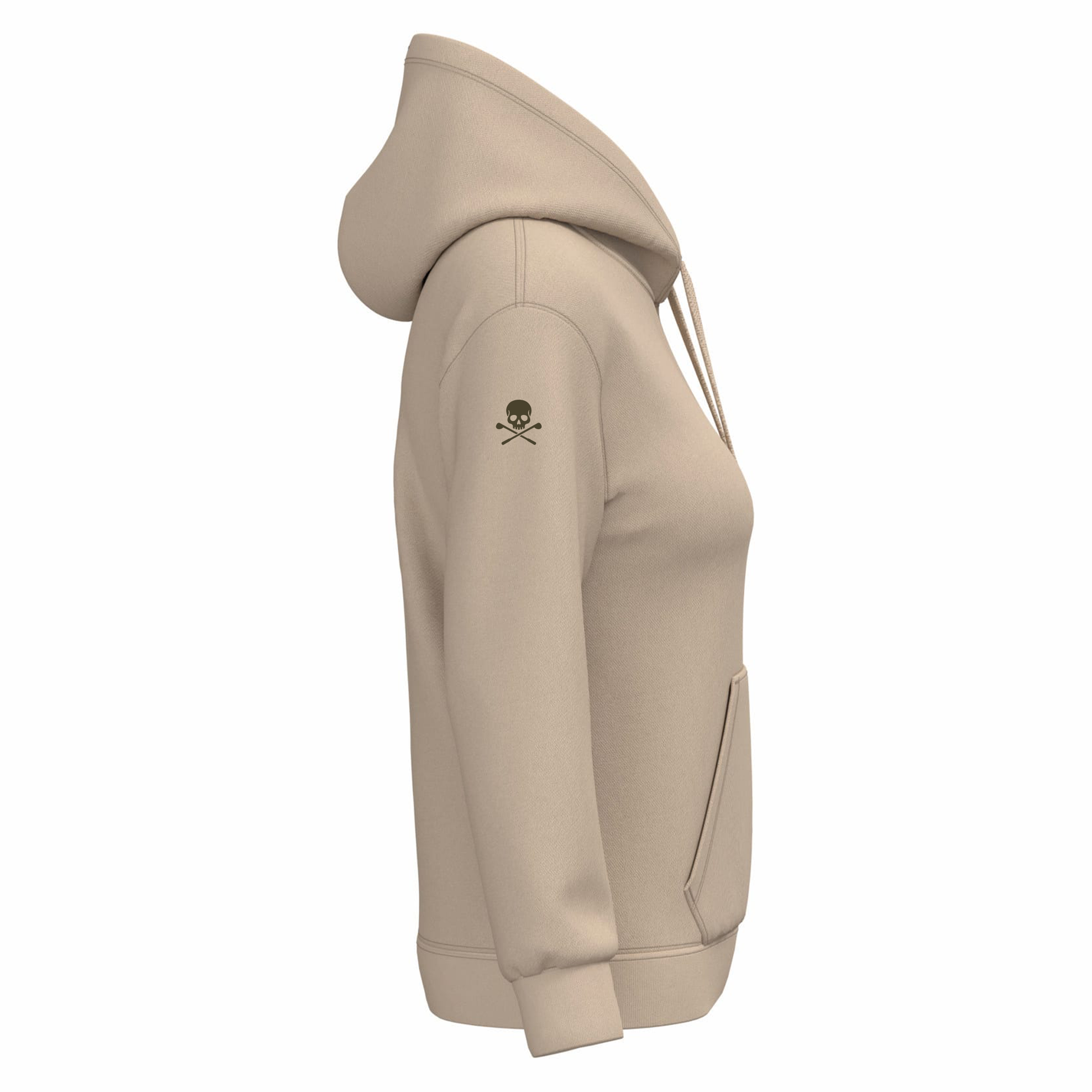 Sweat à Capuche Femme Beige Original - Fairway Rebels golf