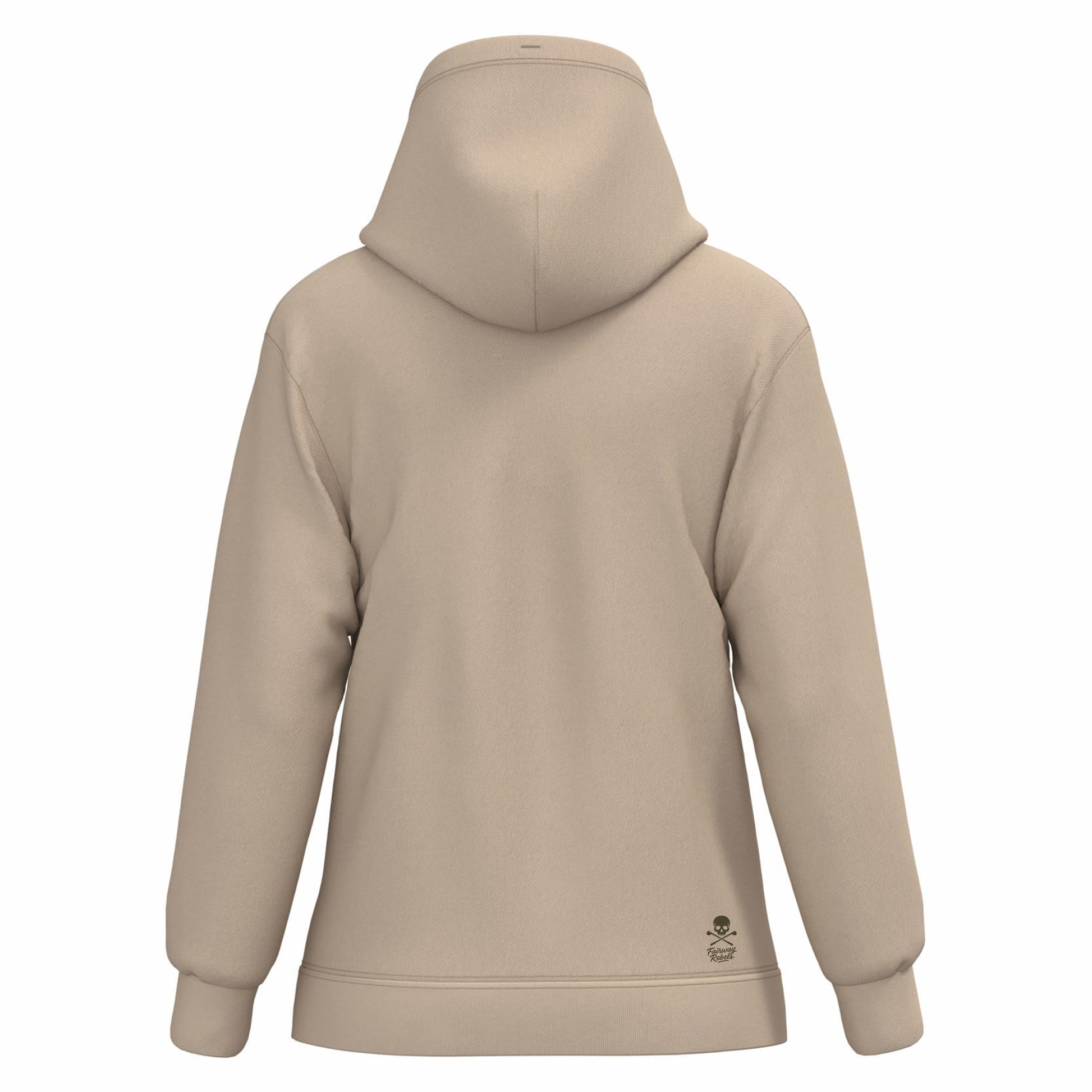 Sweat à Capuche Femme Beige Original - Fairway Rebels golf