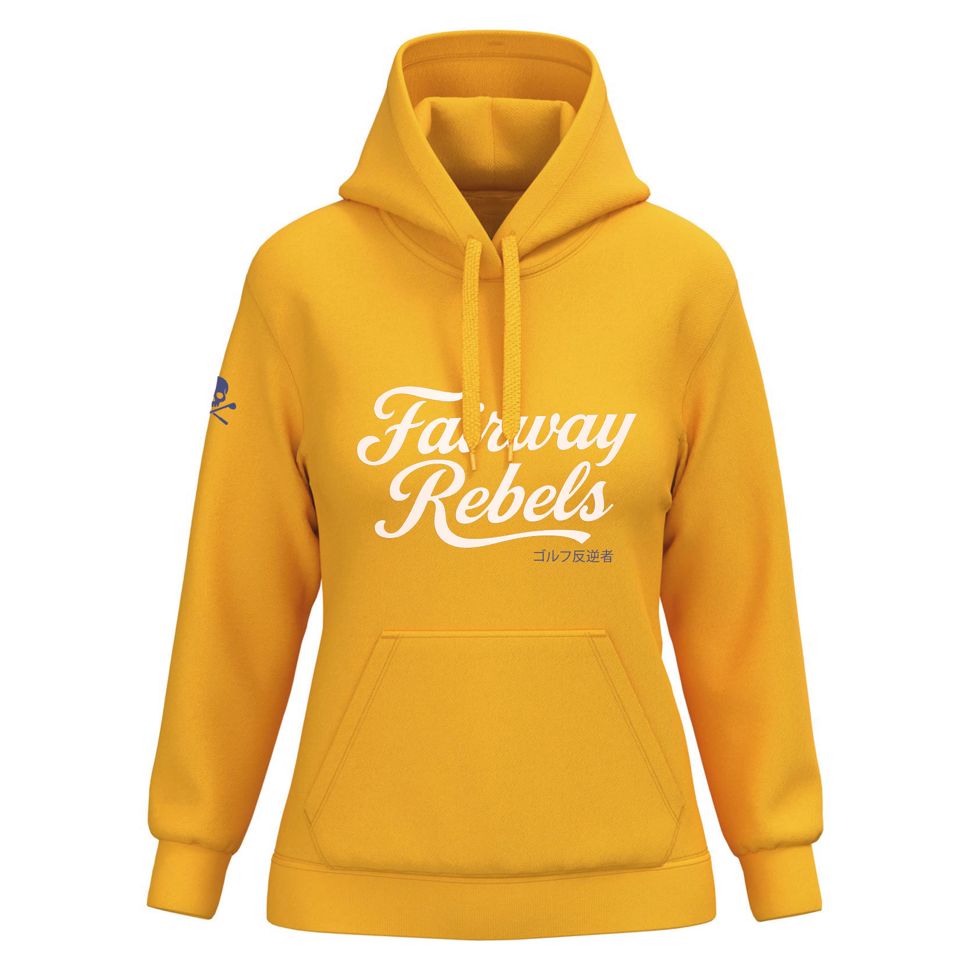 Sweat à Capuche Femme Jaune Fairway Rebels J25 - Fairway Rebels golf