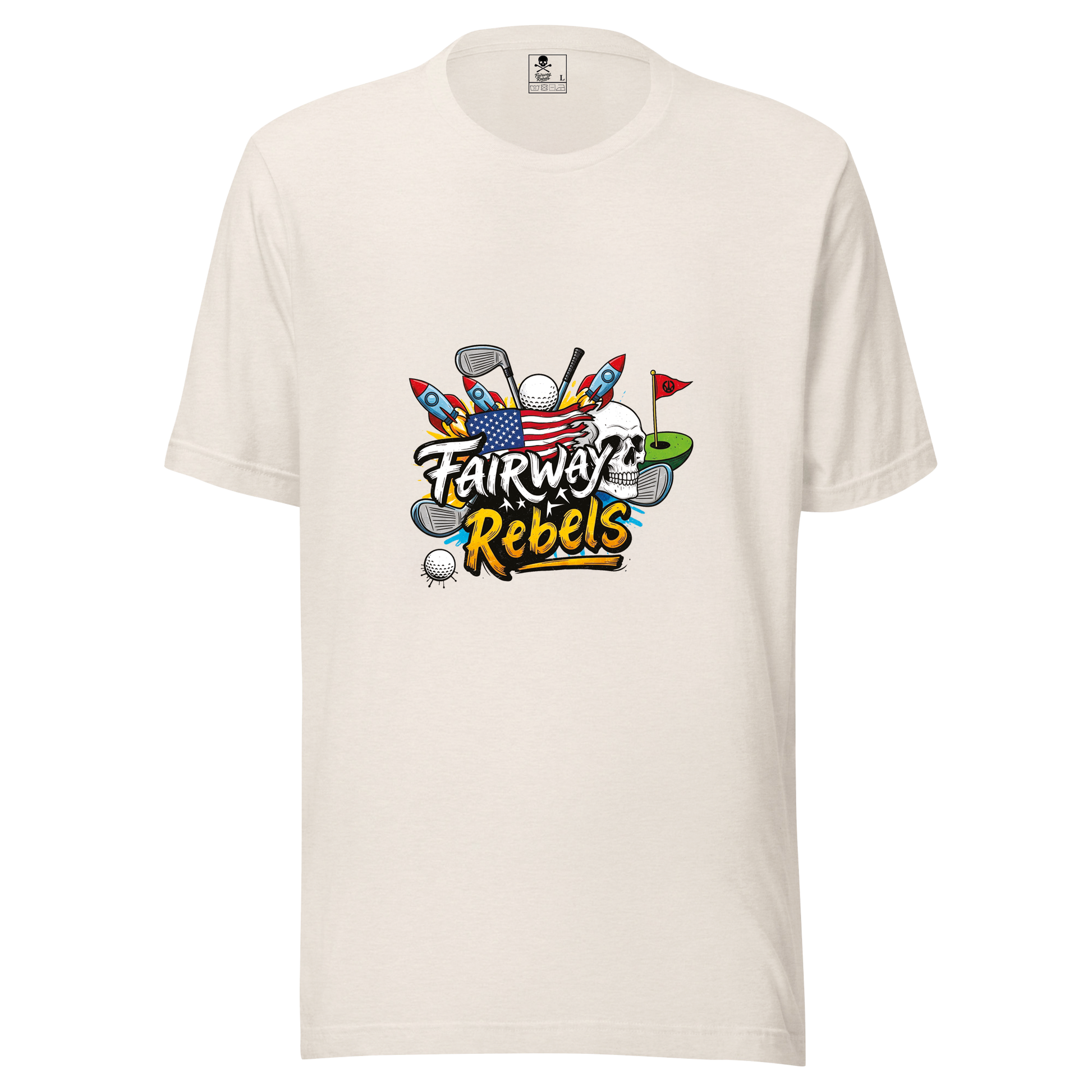 T-shirt unisexe Army Fairway Rebels - Fairway Rebels golf