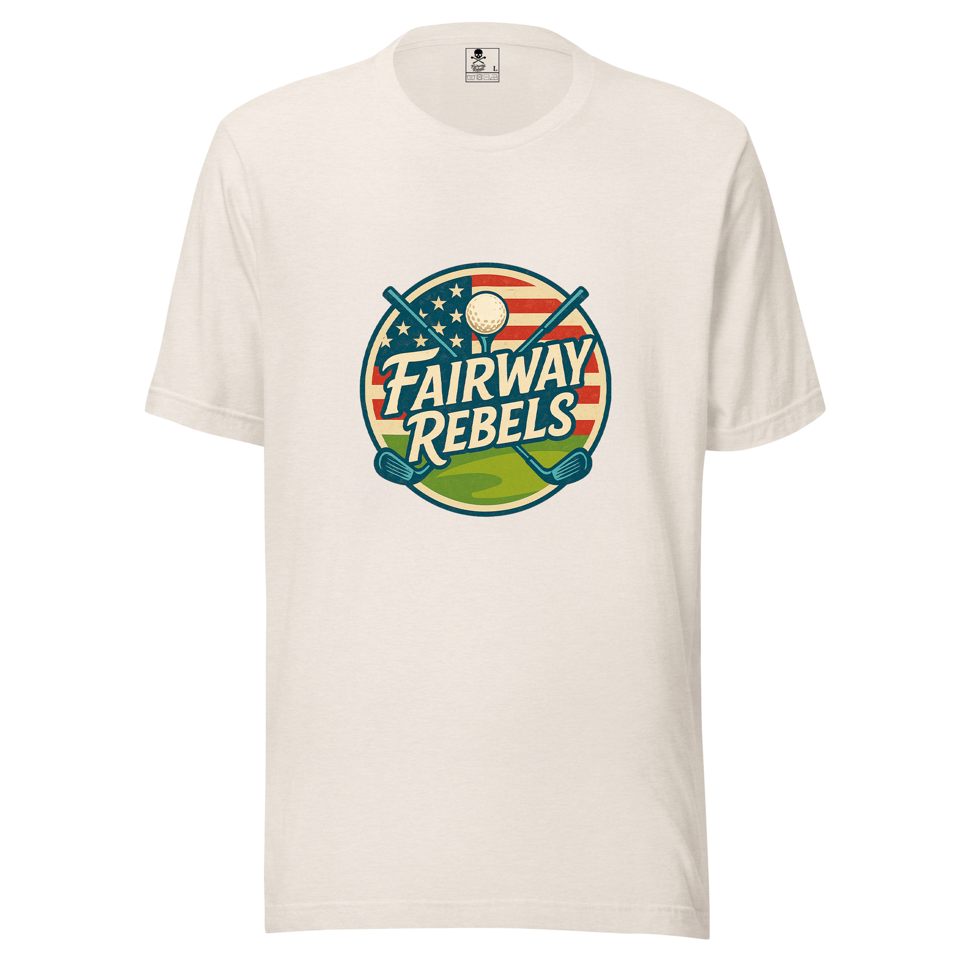 T-shirt unisexe États-unis Fairway rebels - Fairway Rebels golf