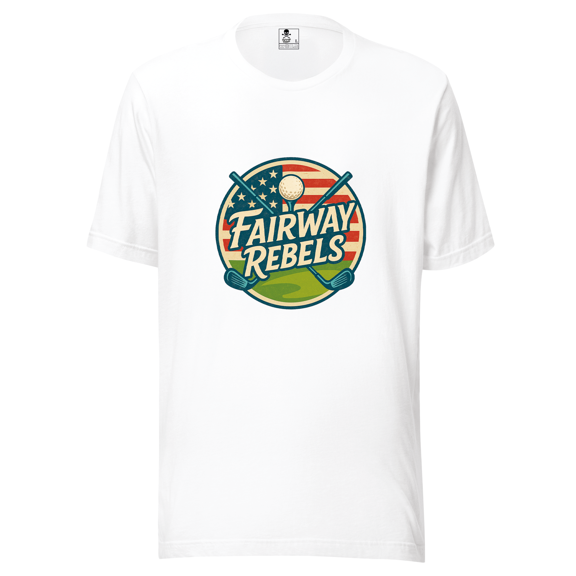 T-shirt unisexe États-unis Fairway rebels - Fairway Rebels golf