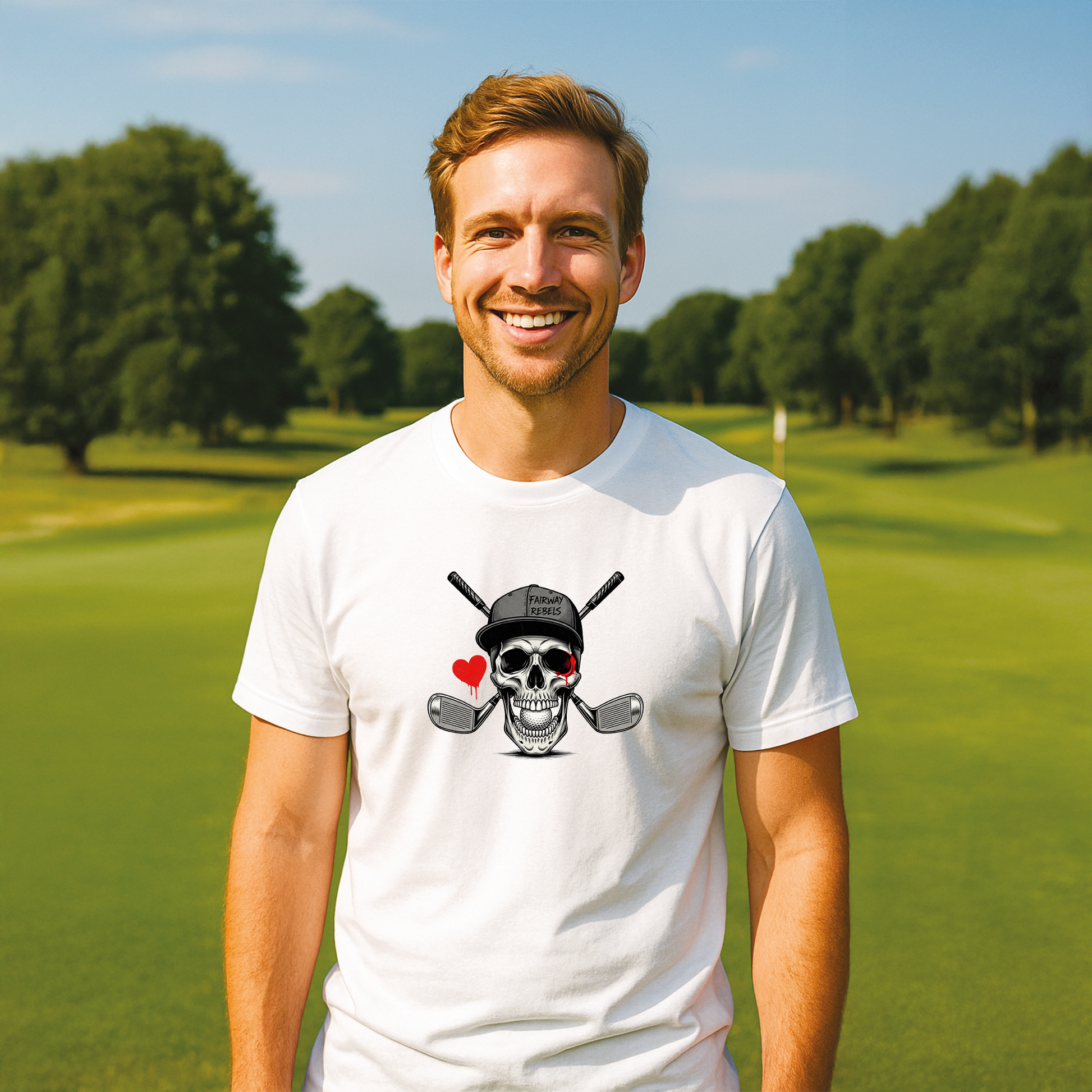 T-shirt unisexe  Heart Fairway Rebels - Fairway Rebels golf