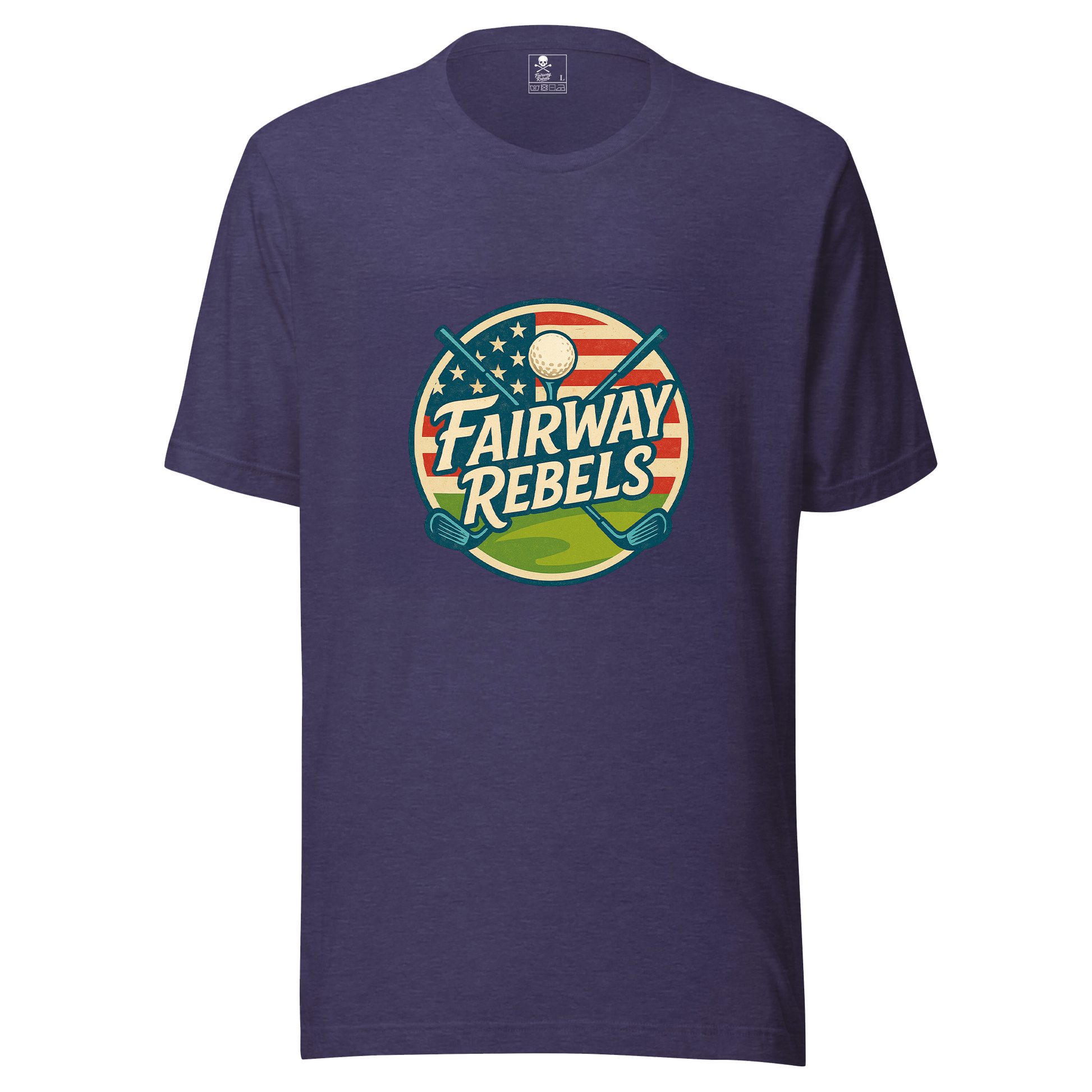 T-shirt unisexe États-unis Fairway rebels - Fairway Rebels golf