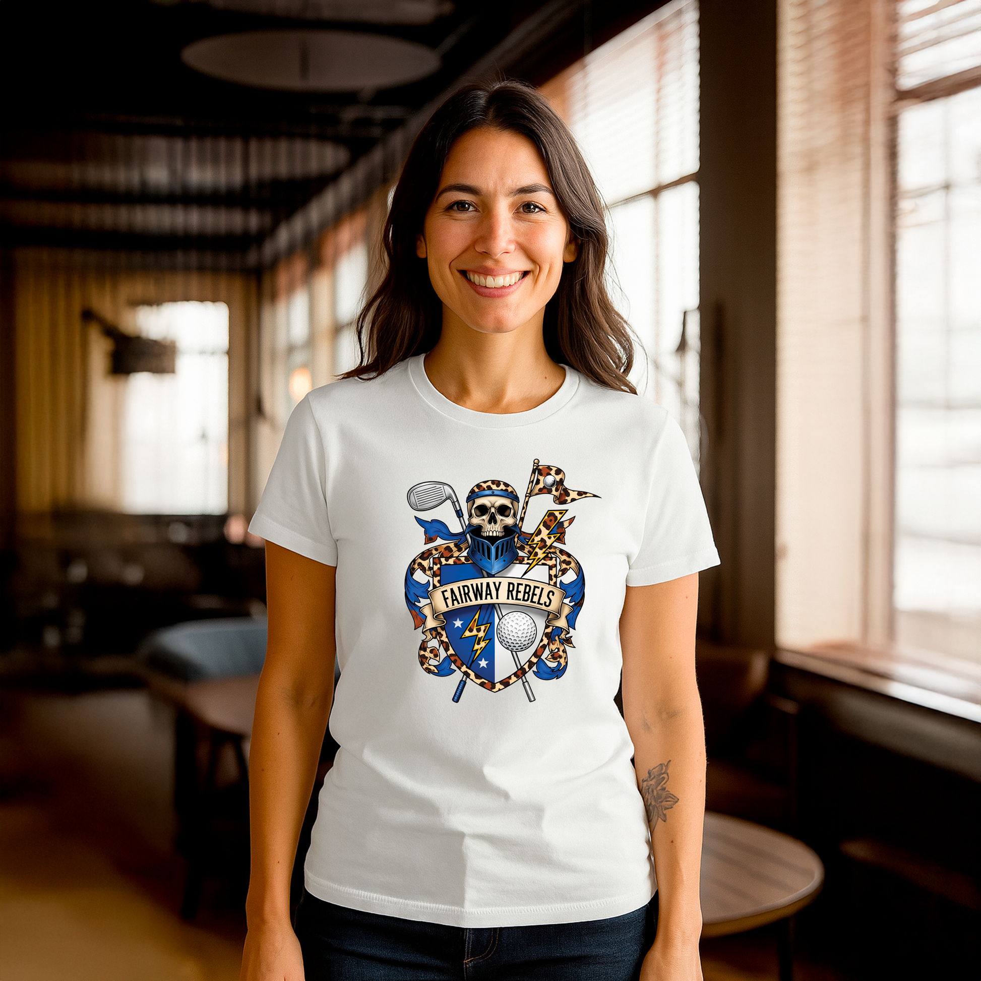 T-shirt unisexe Blason Fairway Rebels - Fairway Rebels golf