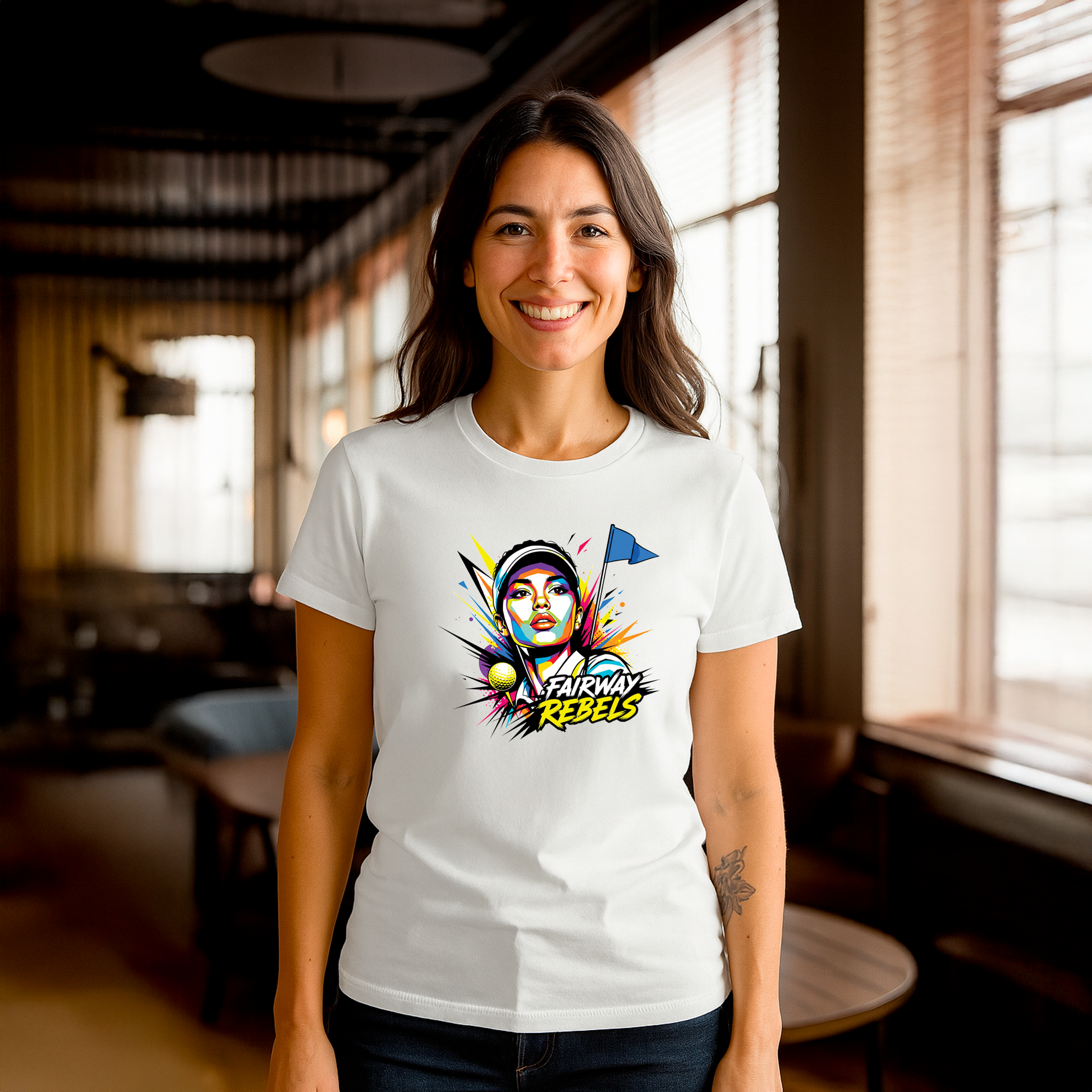 T-shirt unisexe Girls Fairway Rebels - Fairway Rebels golf