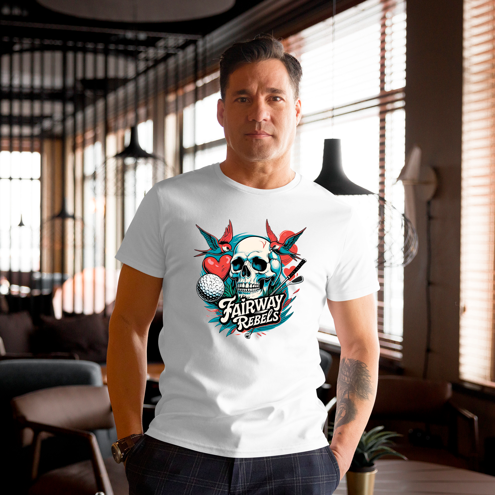 T-shirt unisexe Hiron Fairway Rebels - Fairway Rebels golf