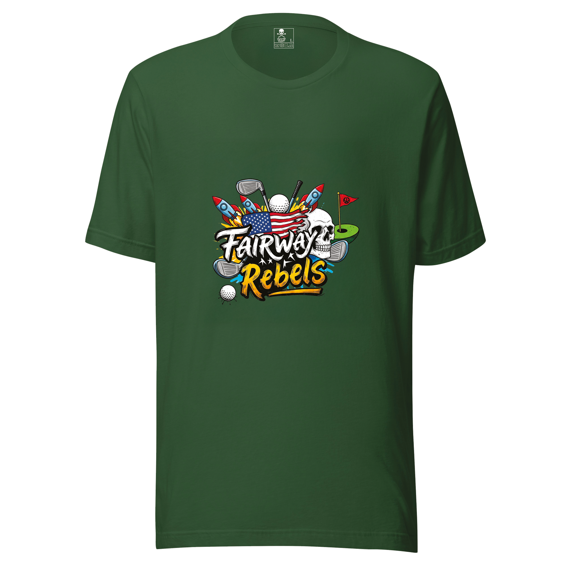 T-shirt unisexe Army Fairway Rebels - Fairway Rebels golf