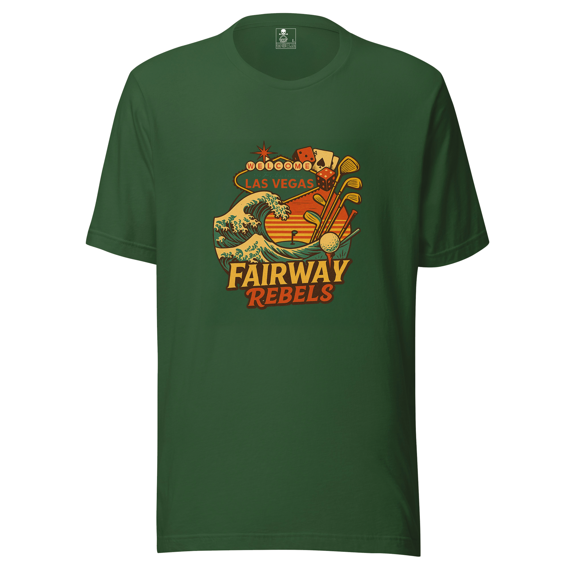 T-shirt unisexe Las Vegas Fairway rebels - Fairway Rebels golf