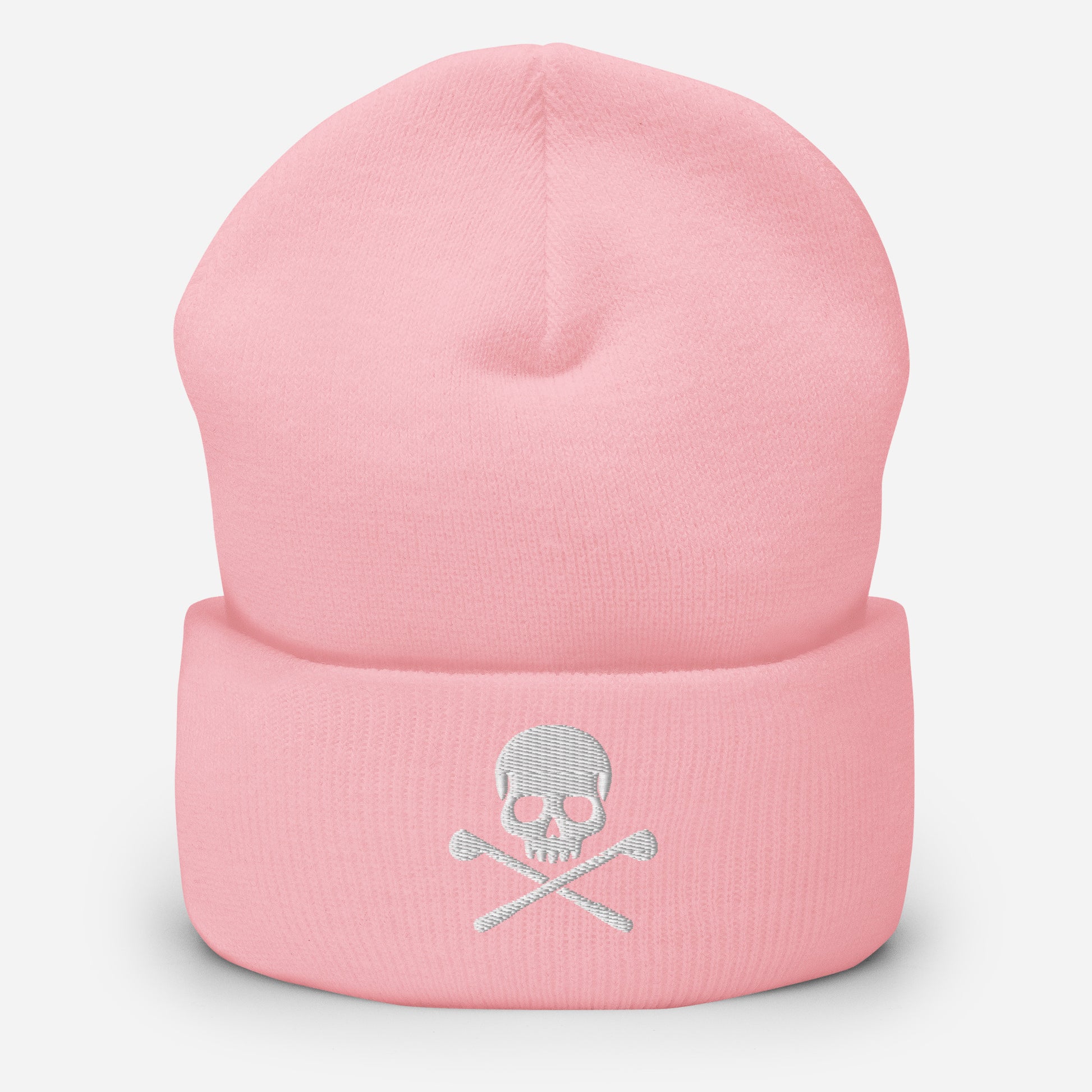 Bonnet brodé tête de mort blanche – Fairway Rebels - Fairway Rebels