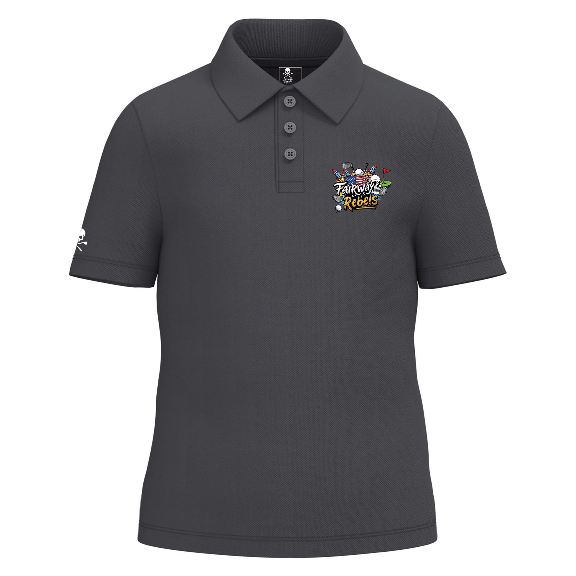 Polo lifestyle Army Enfant Fairway rebels Golf - Fairway Rebels golf