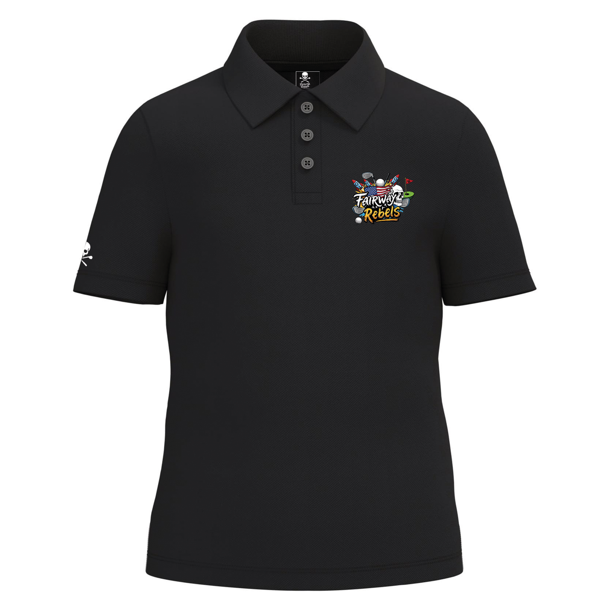Polo lifestyle Army Enfant Fairway rebels Golf - Fairway Rebels golf