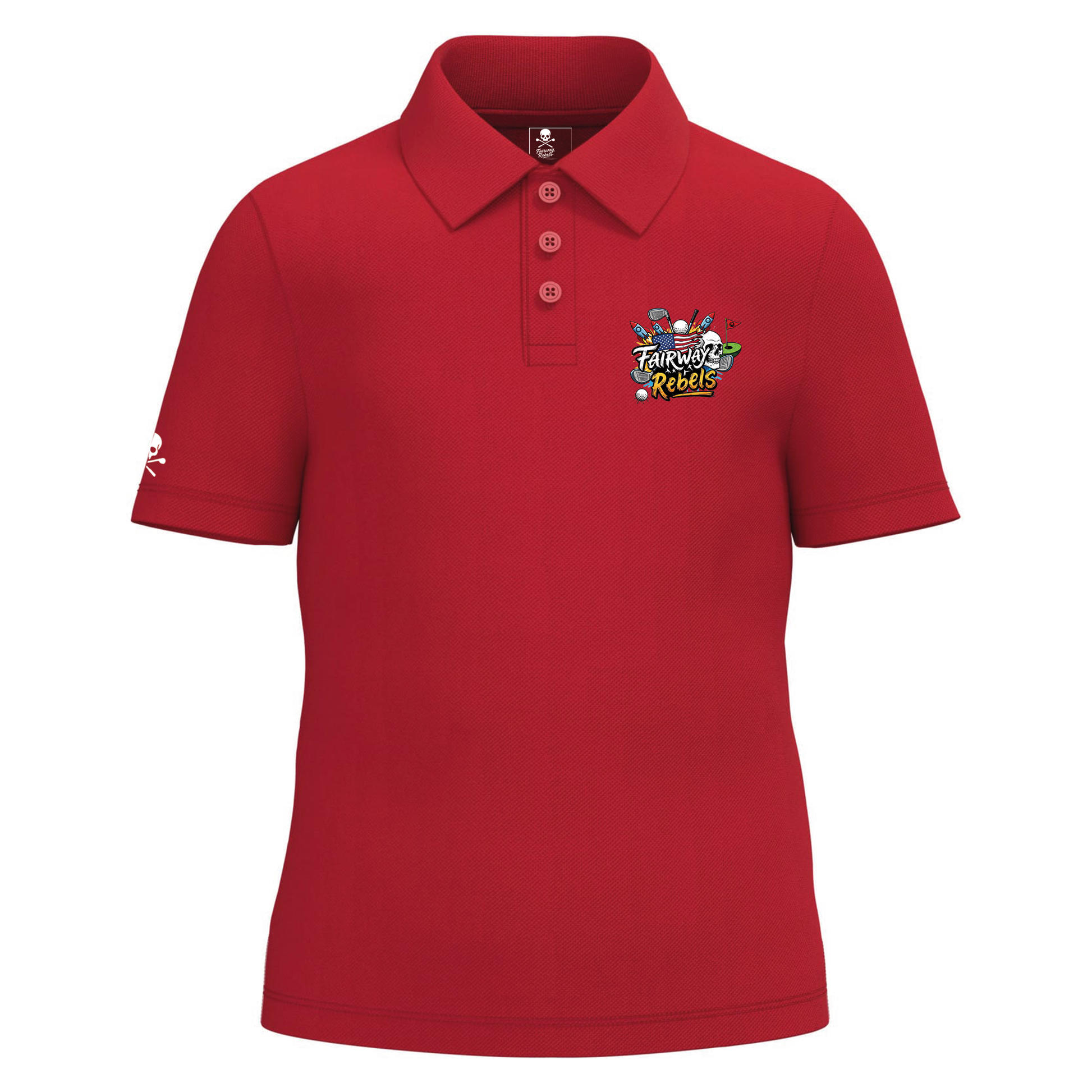 Polo lifestyle Army Enfant Fairway rebels Golf - Fairway Rebels golf