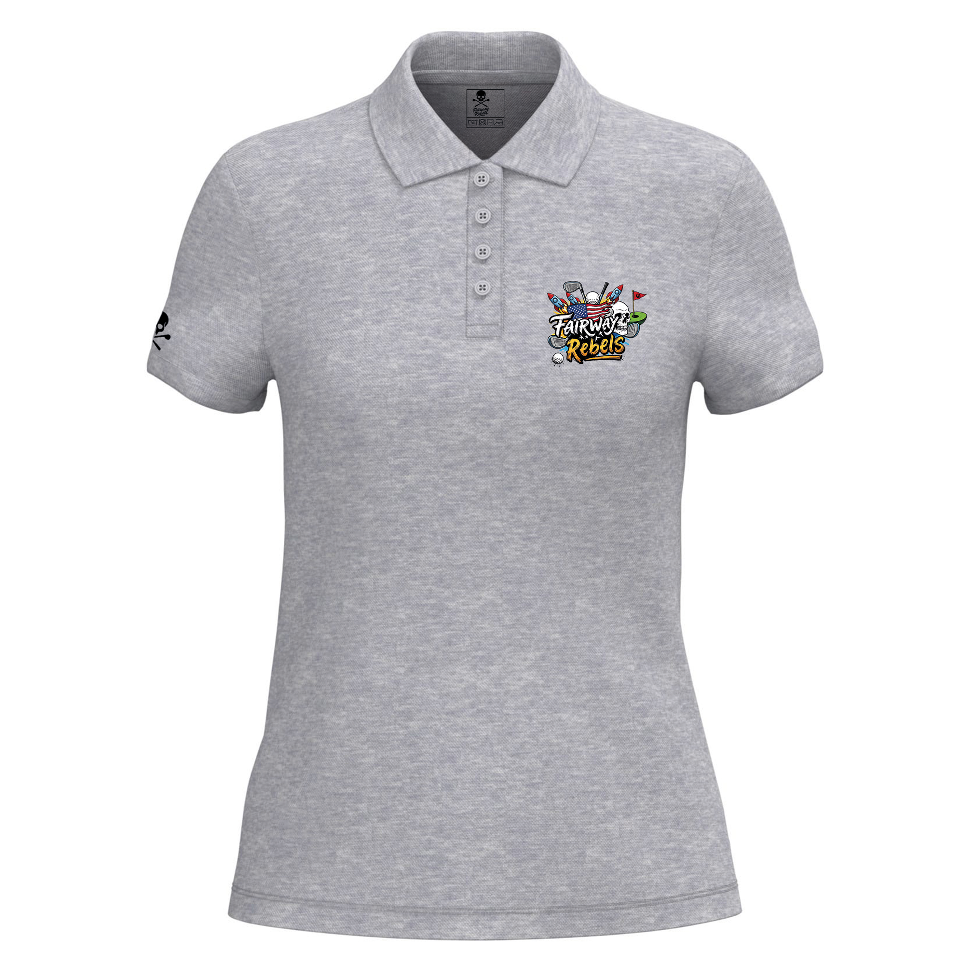 Polo lifestyle Army Femme Fairway rebels Golf - Fairway Rebels golf