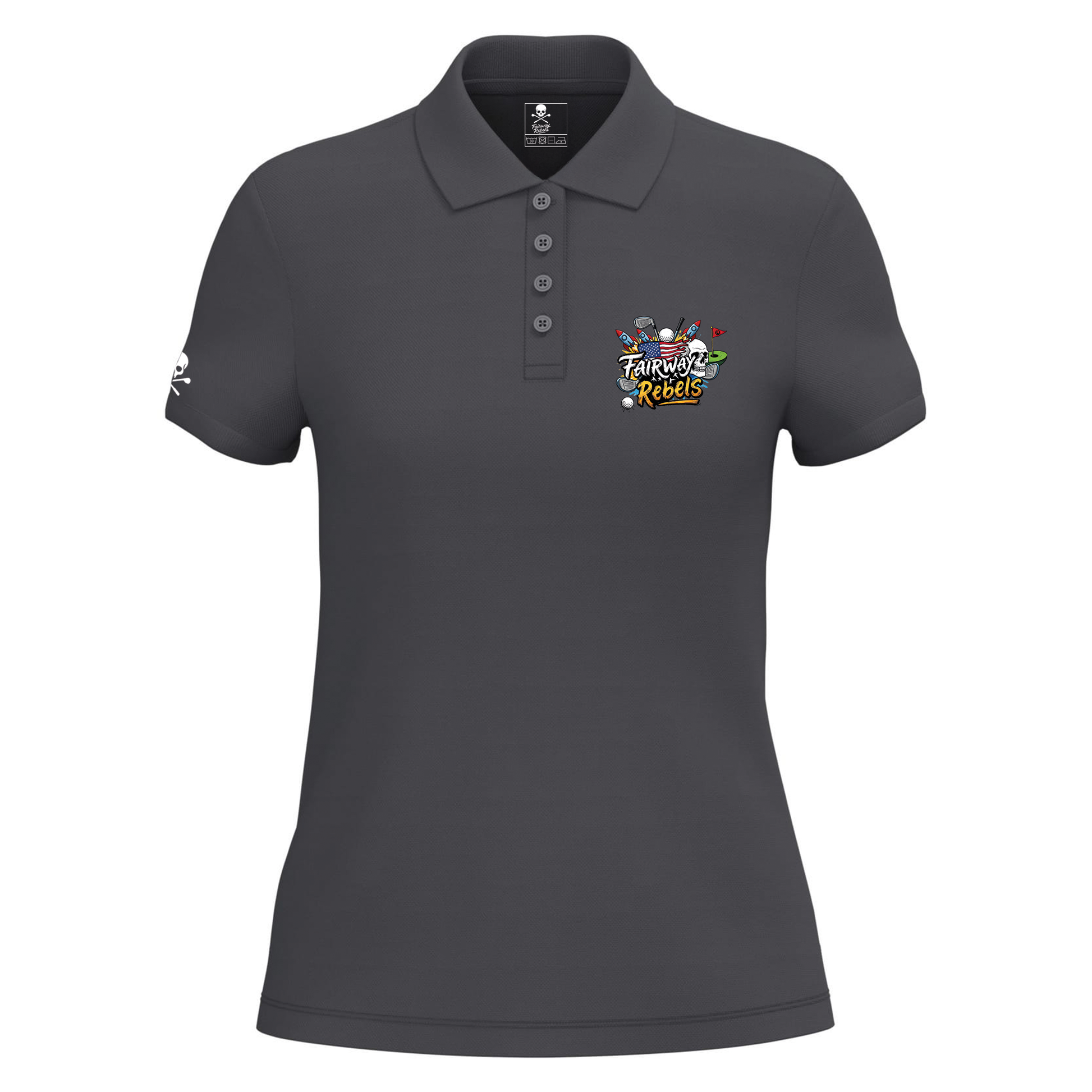 Polo lifestyle Army Femme Fairway rebels Golf - Fairway Rebels golf
