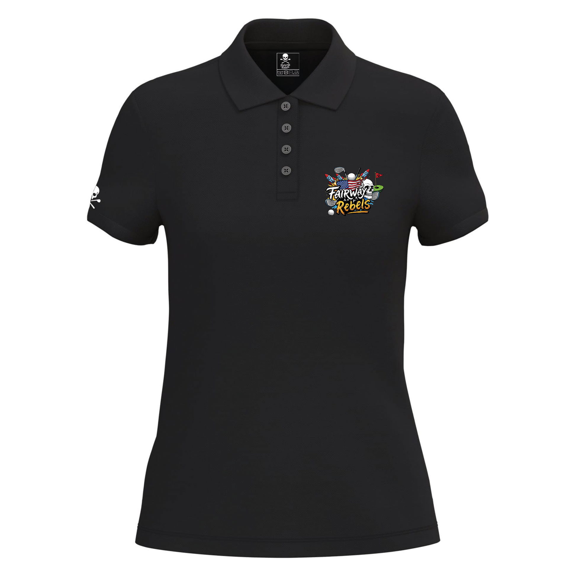 Polo lifestyle Army Femme Fairway rebels Golf - Fairway Rebels golf