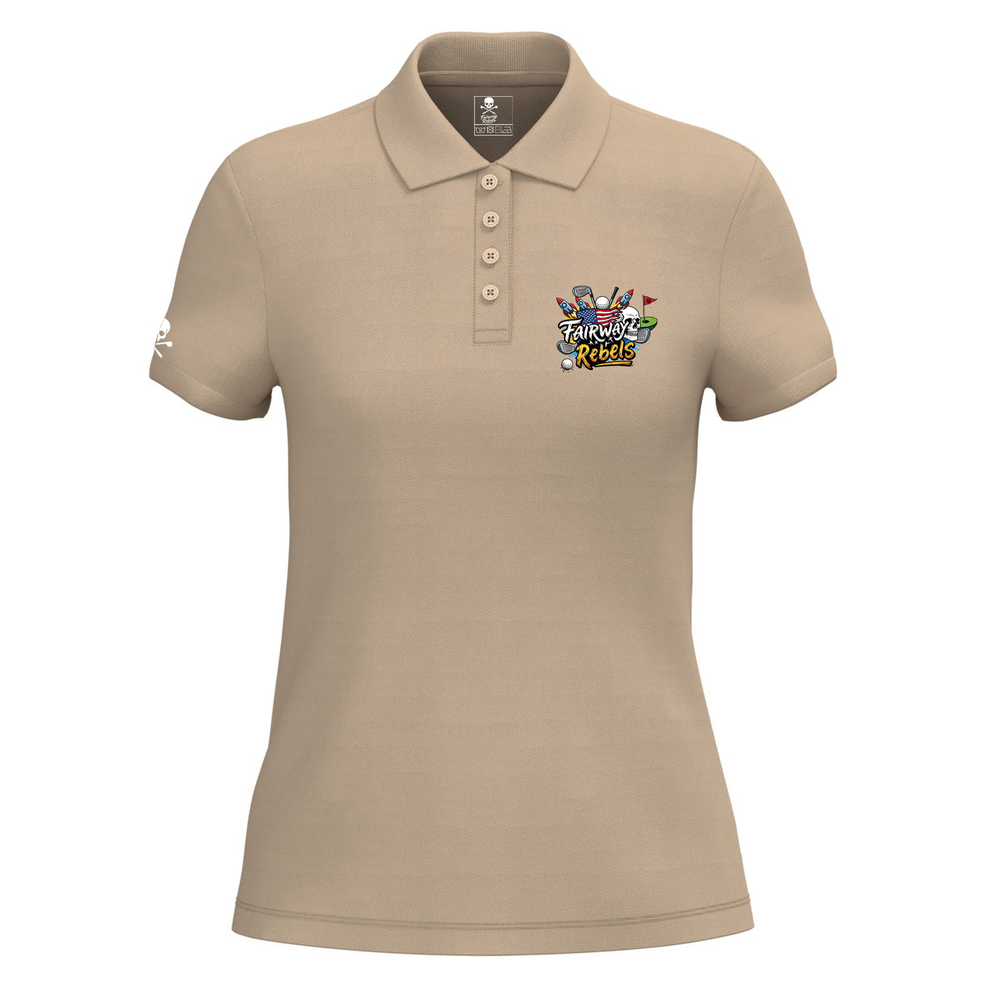 Polo lifestyle Army Femme Fairway rebels Golf - Fairway Rebels golf