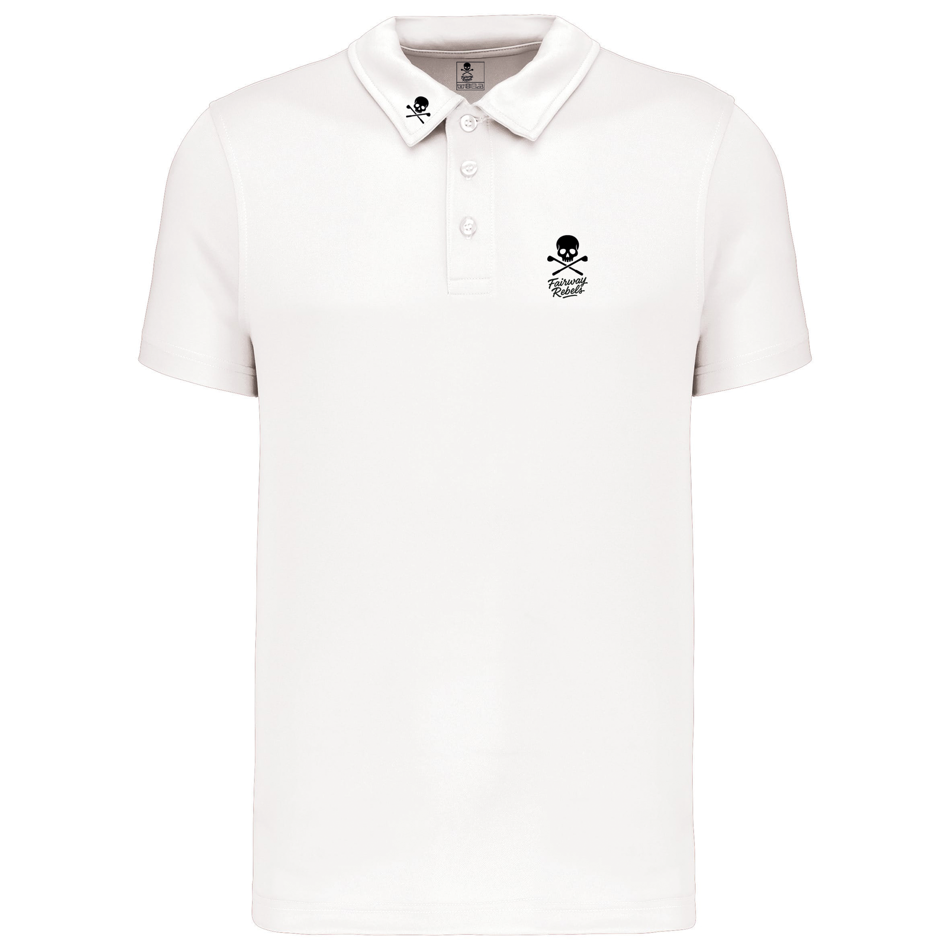 Polo de Golf Homme Technique The One blanc - Fairway Rebels golf -polo golf technique homme -42.00 EUR