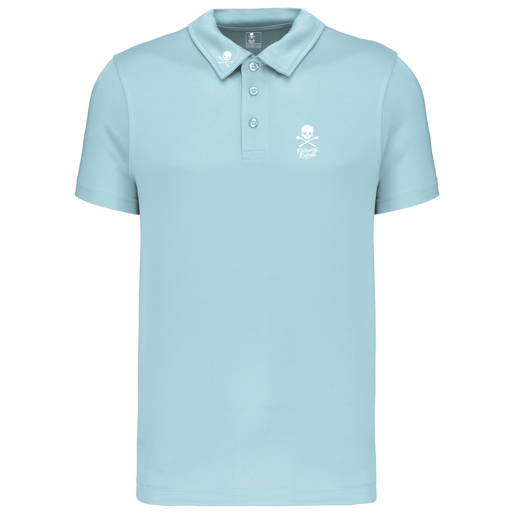 Polo de Golf Homme Technique The One bleu ciel - Fairway Rebels golf -polo golf technique homme -42.00 EUR
