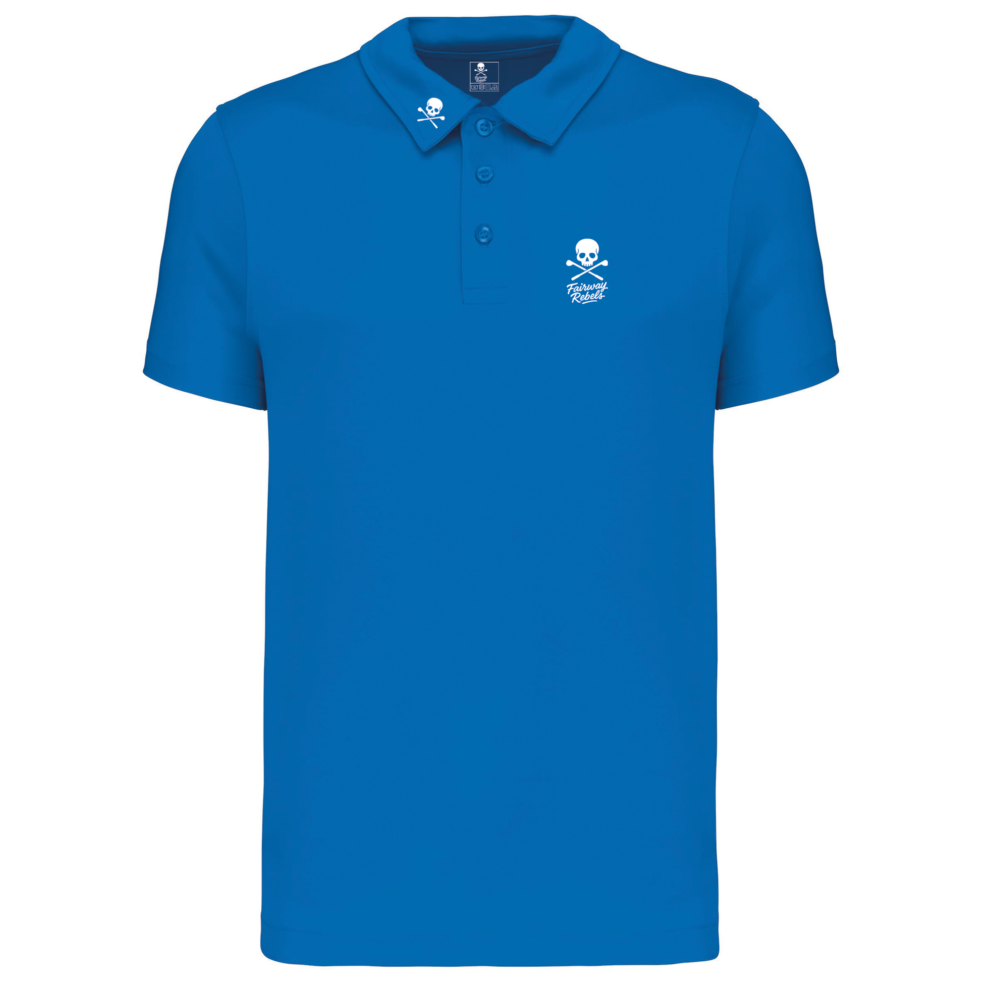 Polo de Golf Homme Technique The One bleu - Fairway Rebels golf -polo golf technique homme -42.00 EUR