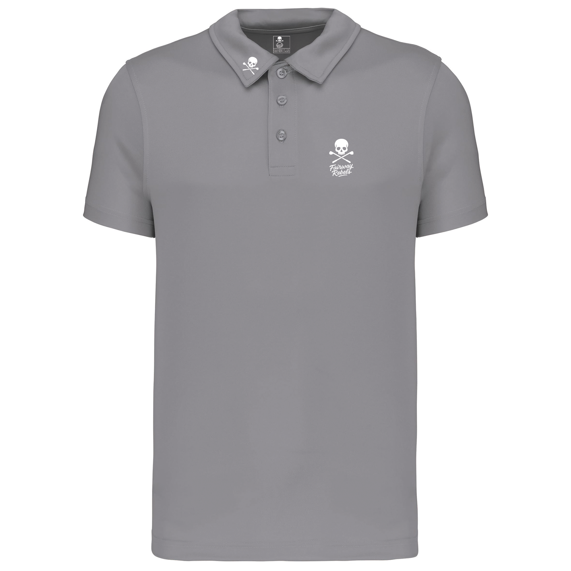 Polo de Golf Homme Technique The One Gris Clair - Fairway Rebels golf -polo golf technique homme -42.00 EUR