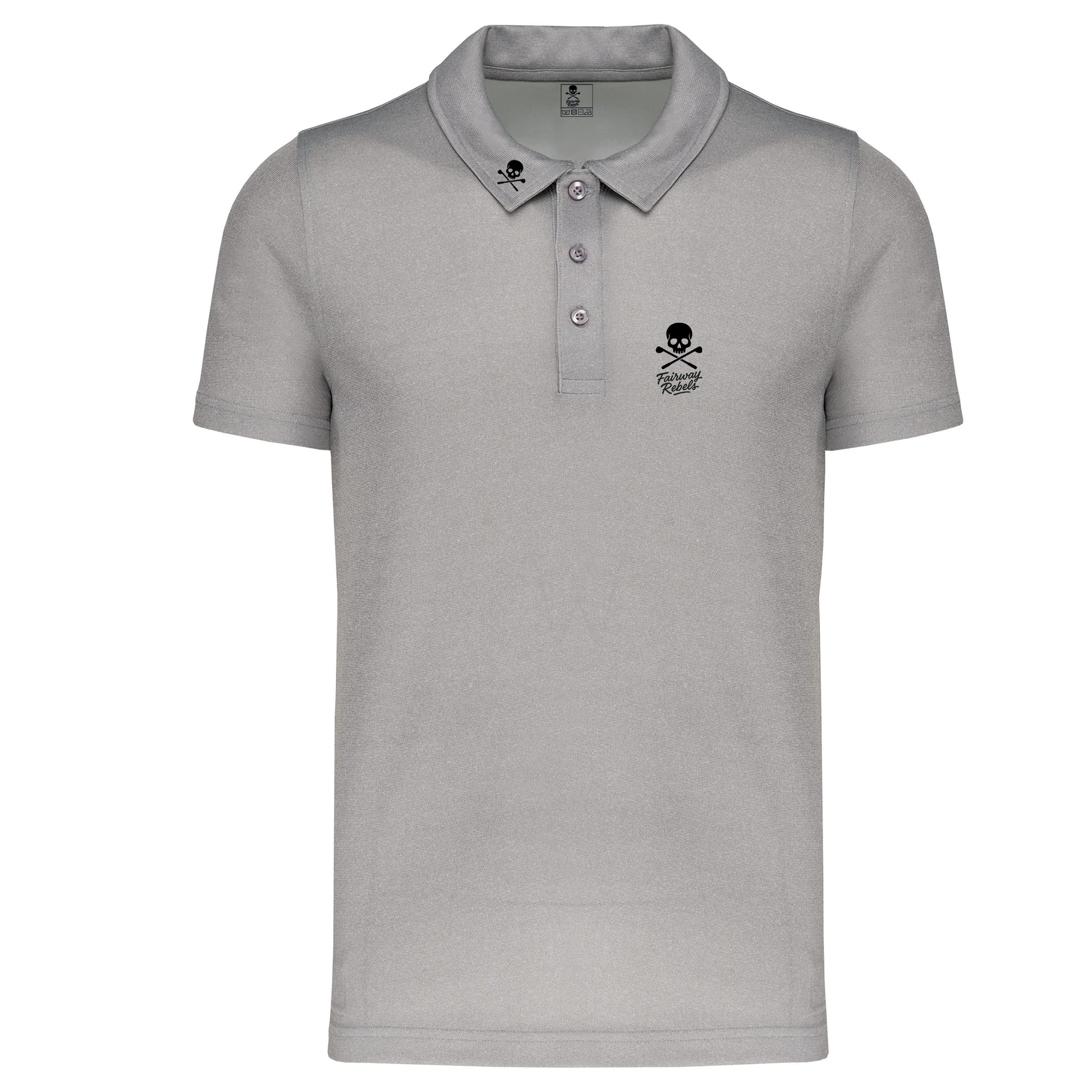 Polo de Golf Homme Technique The One Gris Moyen - Fairway Rebels golf -polo golf technique homme -42.00 EUR