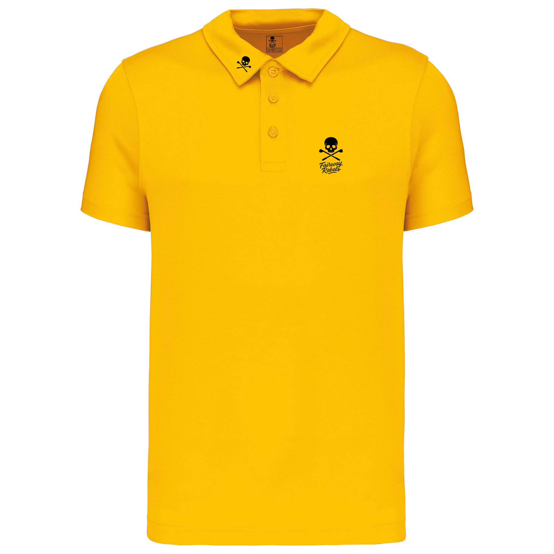 Polo de Golf Homme Technique The One Jaune - Fairway Rebels golf -polo golf technique homme -42.00 EUR